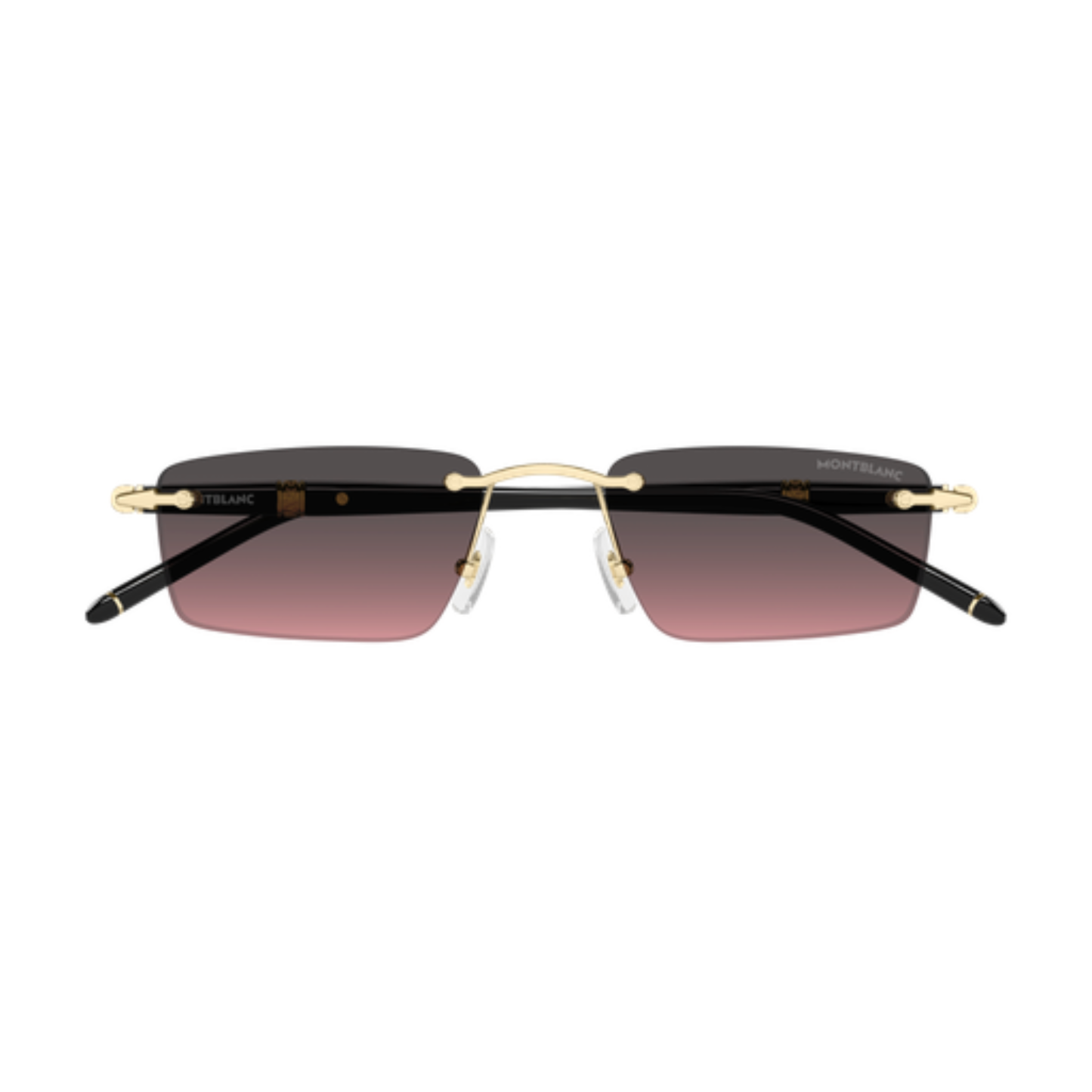 Montblanc MB0484S Unisex Rimless Acetate Metal Sunglasses