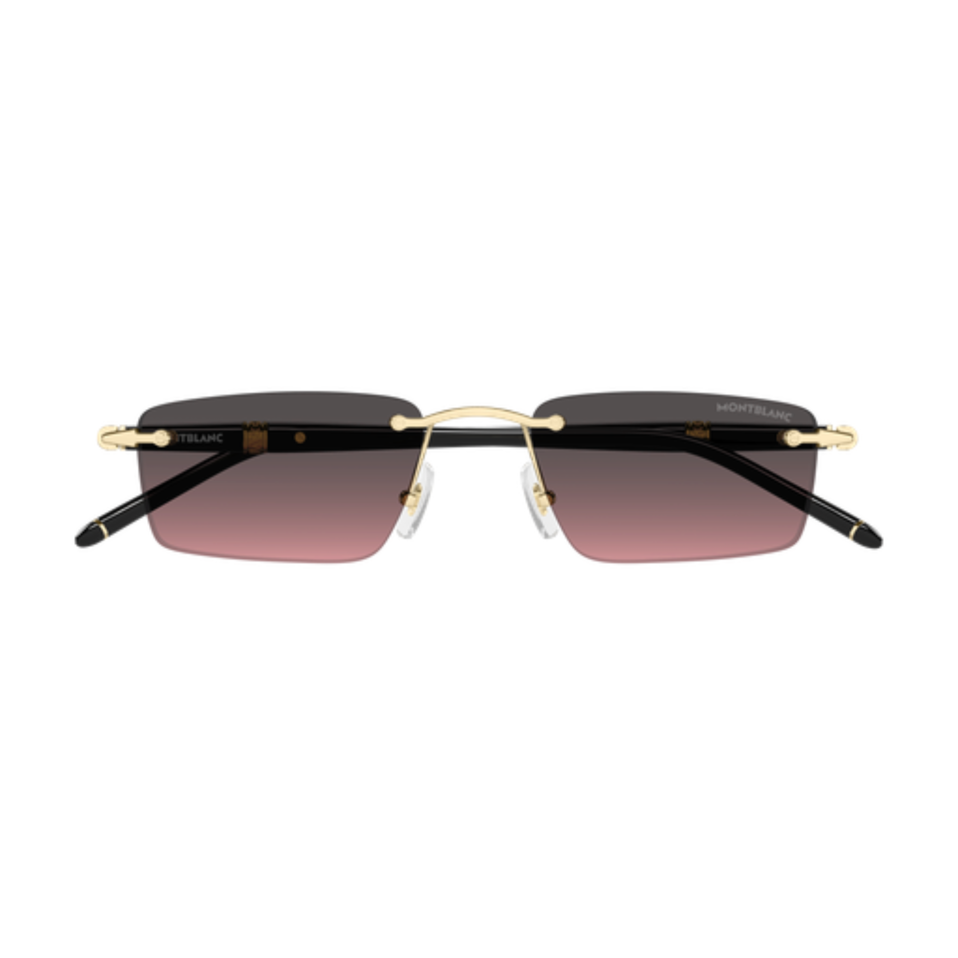 Montblanc MB0484S Unisex Rimless Acetate Metal Sunglasses