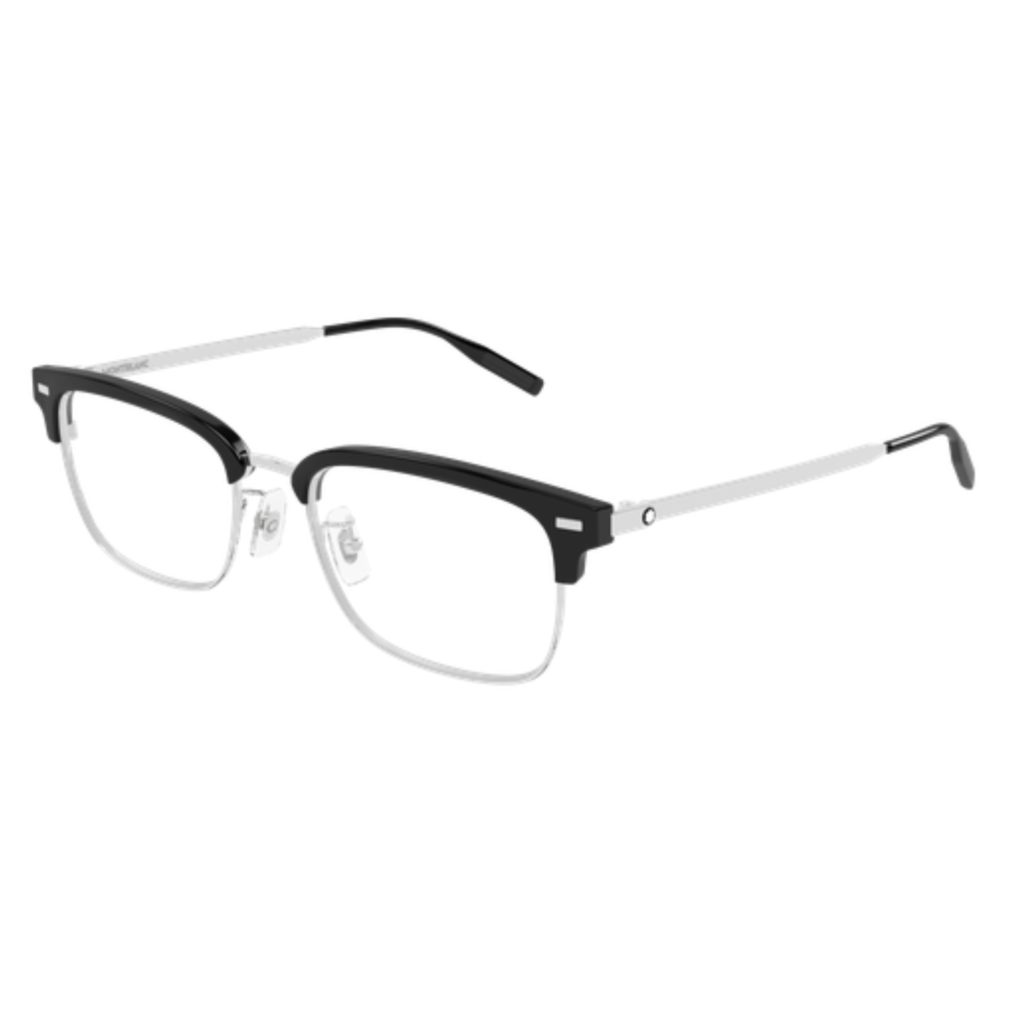 Montblanc MB0493OJ clubmaster optical frame angle view 