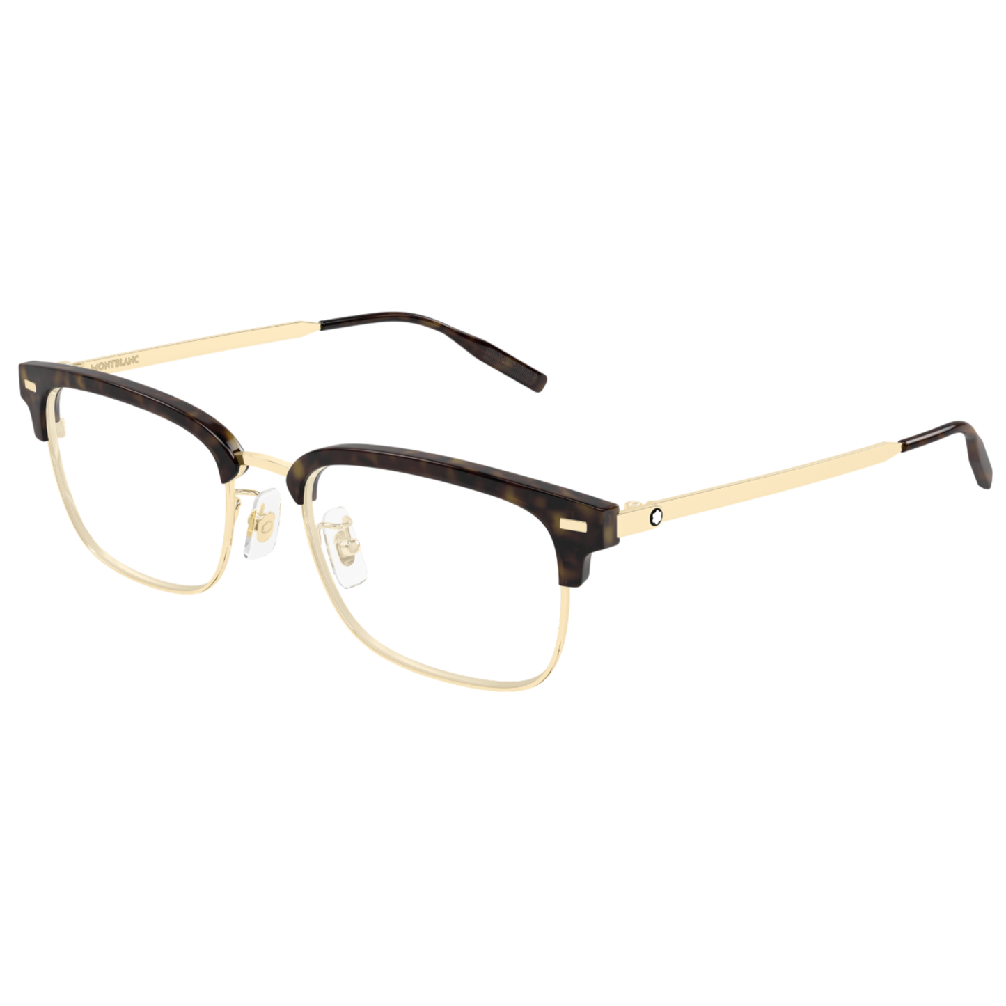 Montblanc MB0493OJ clubmaster optical frame angle view 