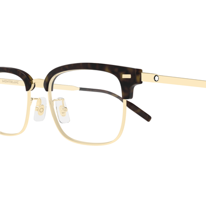 Montblanc MB0493OJ clubmaster optical frame detail view 
