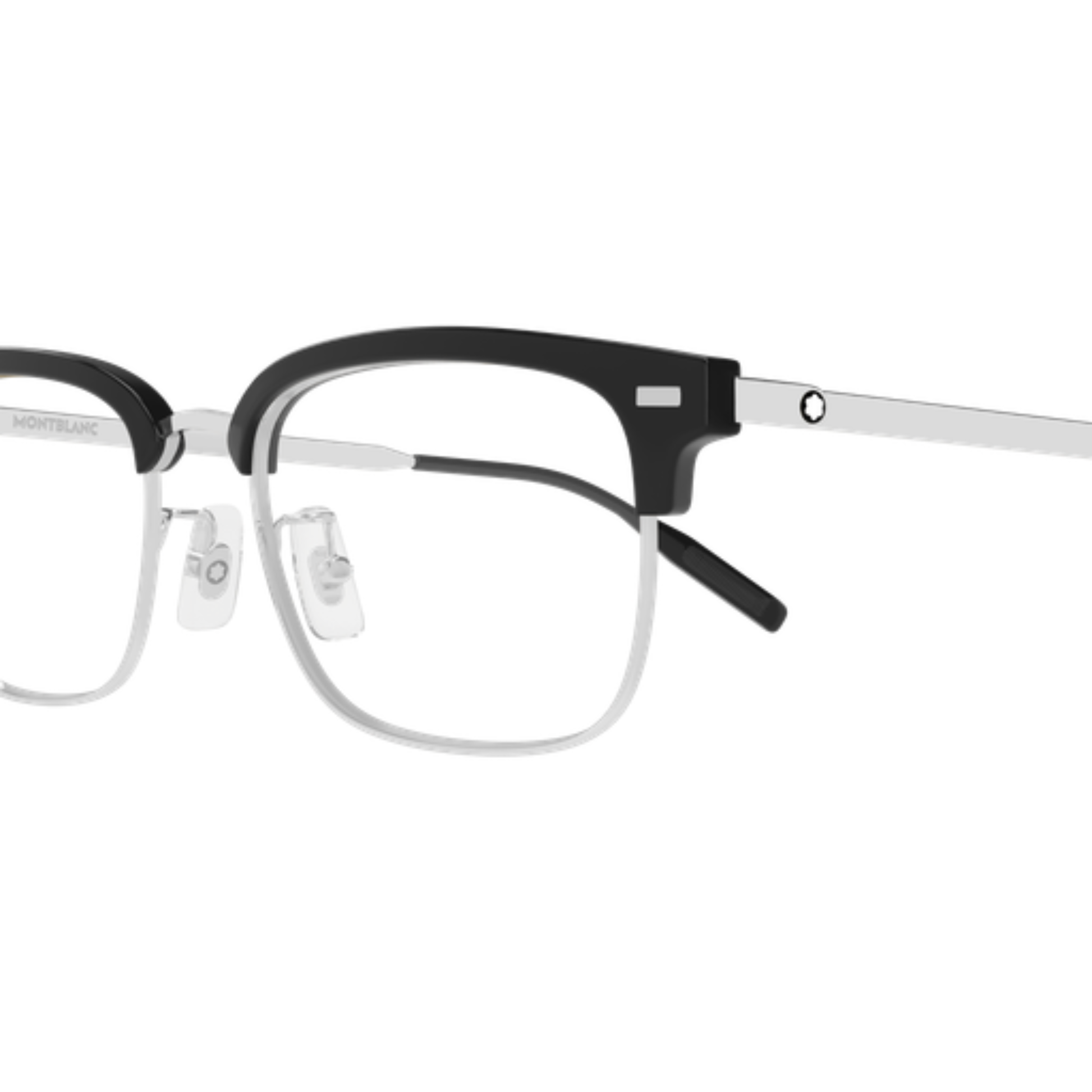 Montblanc MB0493OJ clubmaster optical frame detail view 