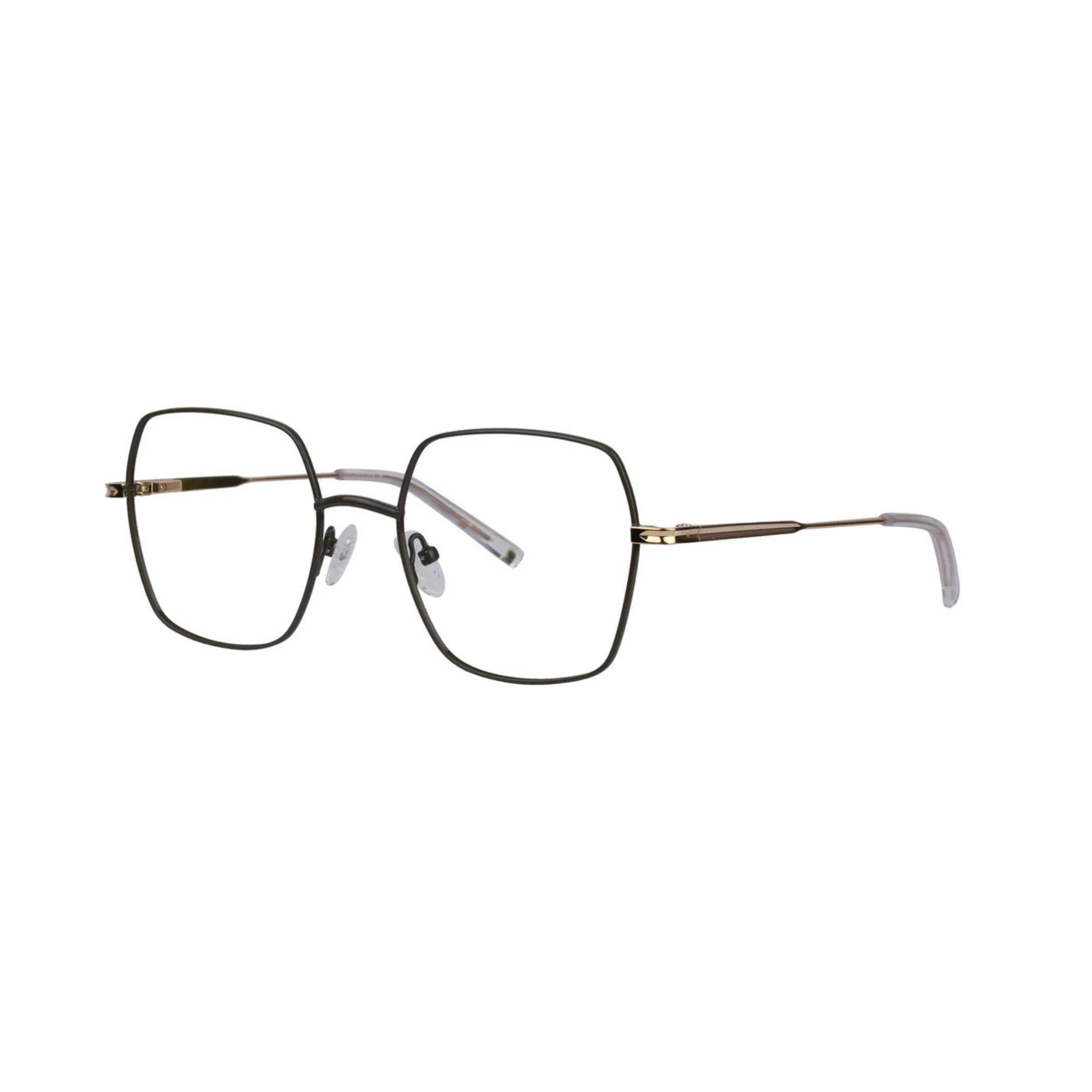 Moore 2 Olive Green/C3 designer rectangular optical frame with lightweight full-rim construction and modern everyday eyewear styling.
