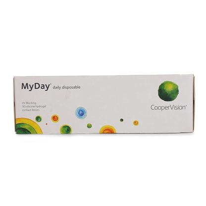 CooperVision MyDay Daily Disposable 30 Pack silicone hydrogel contact lenses with Smart Silicone technology