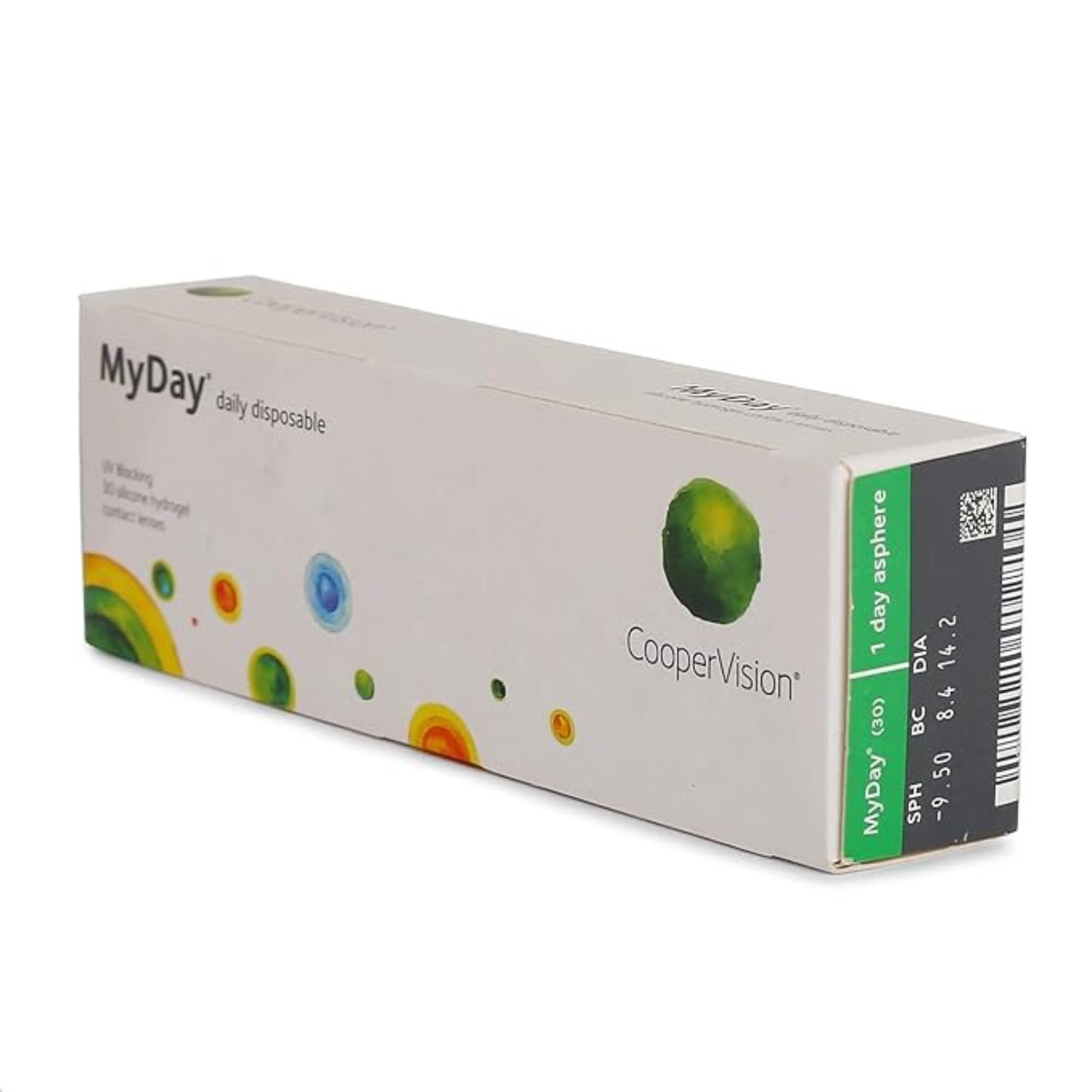 CooperVision MyDay Daily Disposable 30 Pack silicone hydrogel contact lenses with Smart Silicone technology