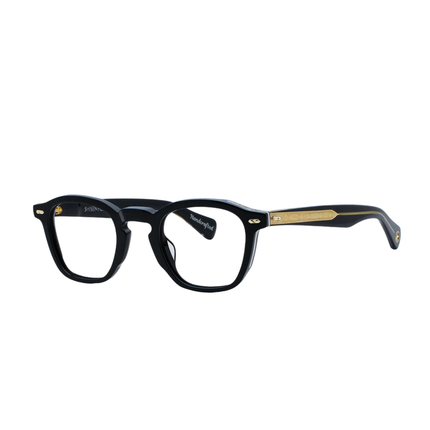 NikoBlackGold Niko FR square optical frame for unisex wear