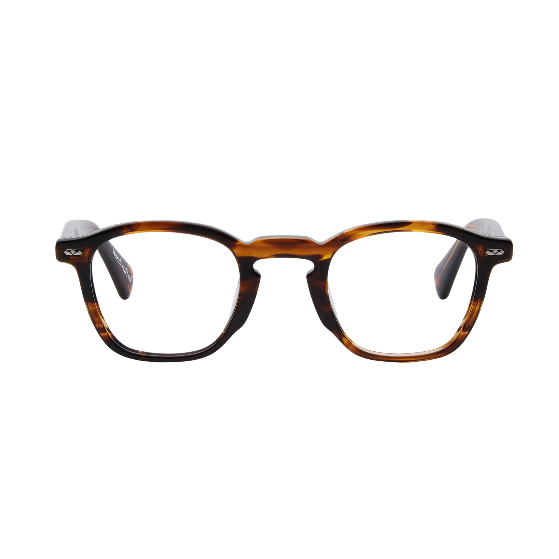 NikoBrownBamboo Niko FR square optical frame for unisex wear