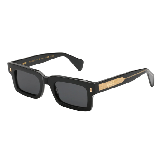 NobleDayBlackGold Noble Day rectangle sunglasses for unisex wear