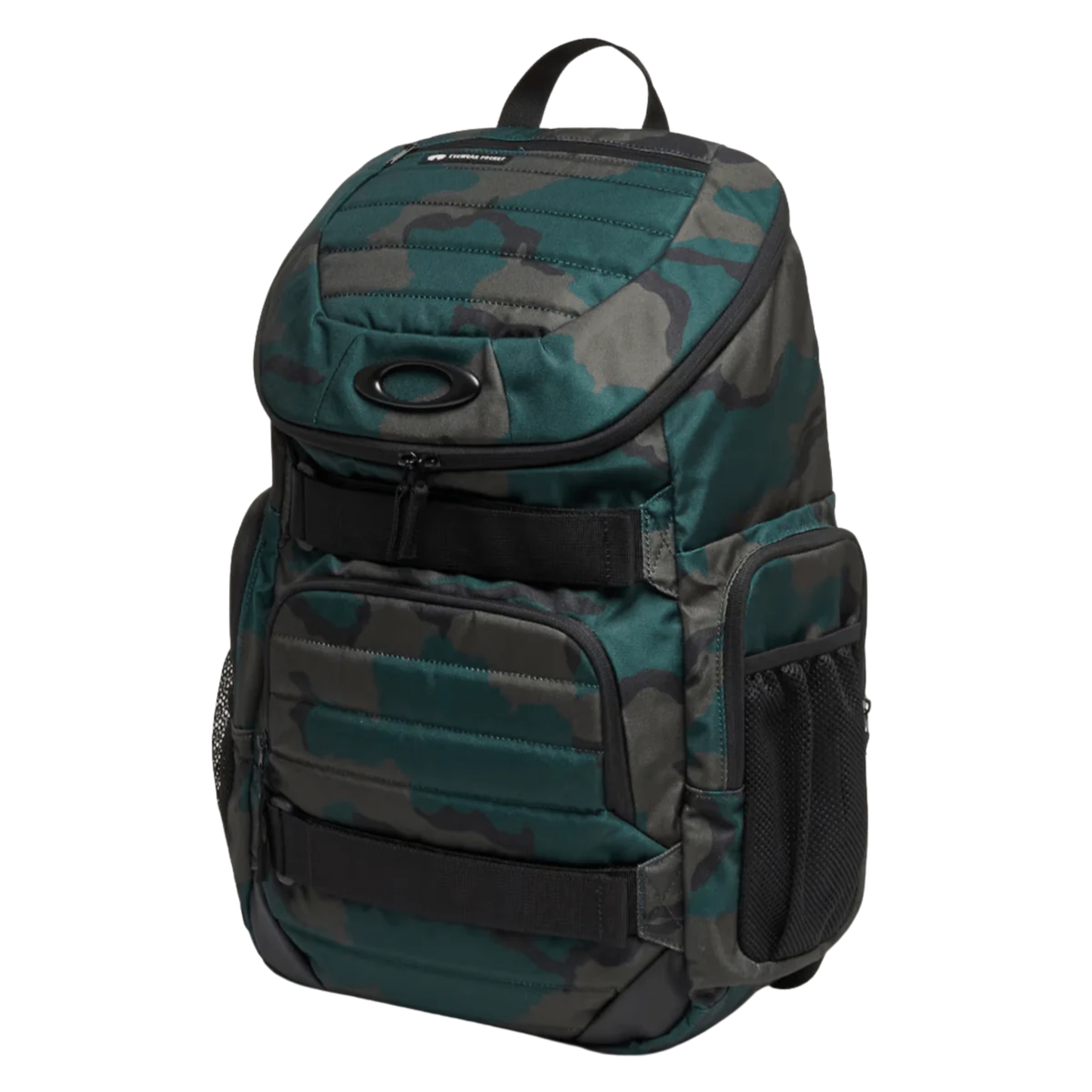 Oakley FOS900737 unisex backpack with spacious compartments, padded shoulder straps, and durable lightweight construction.