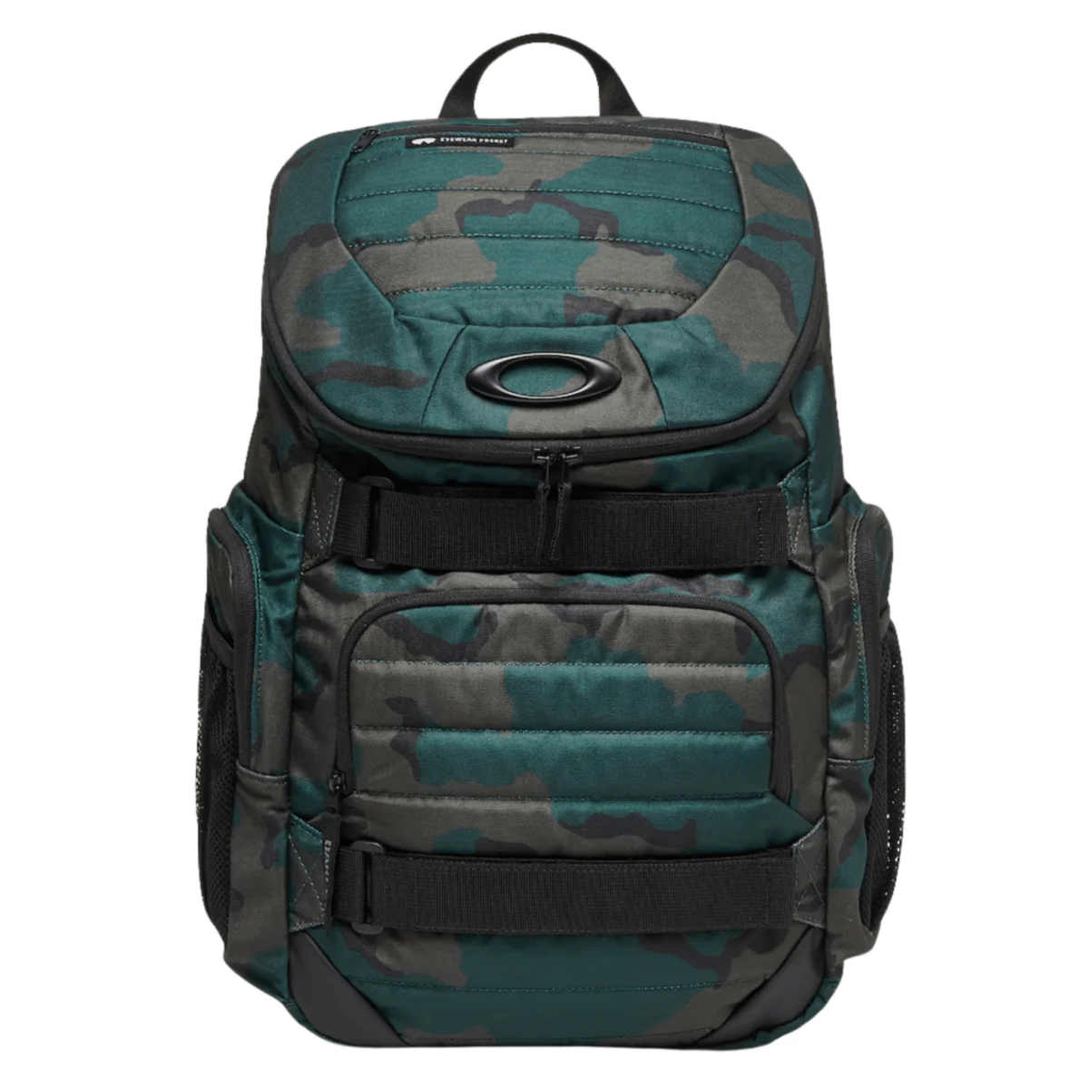 Oakley FOS900737 unisex backpack with spacious compartments, padded shoulder straps, and durable lightweight construction.