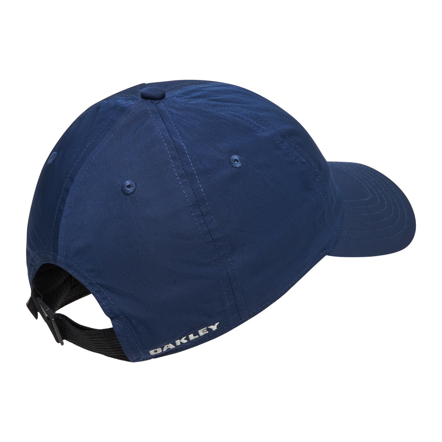 Oakley FOS901486 performance cap with lightweight breathable fabric, adjustable fit, and embroidered Oakley logo.