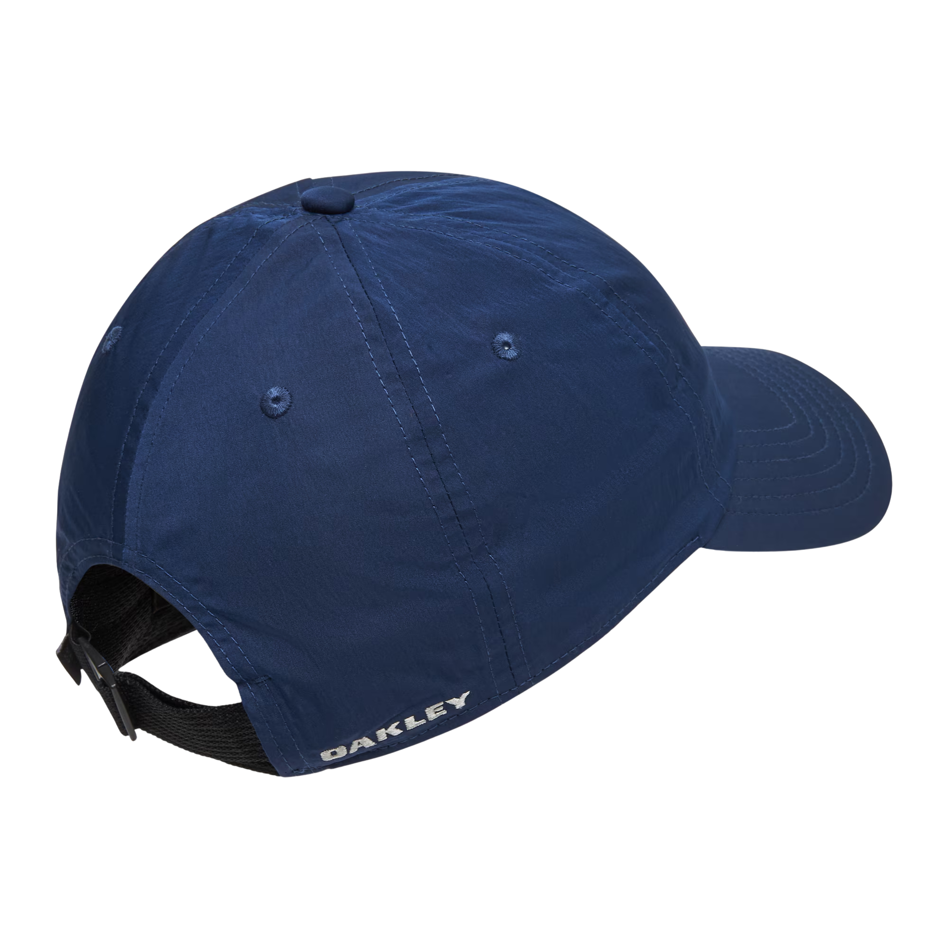 Oakley FOS901486 performance cap with lightweight breathable fabric, adjustable fit, and embroidered Oakley logo.