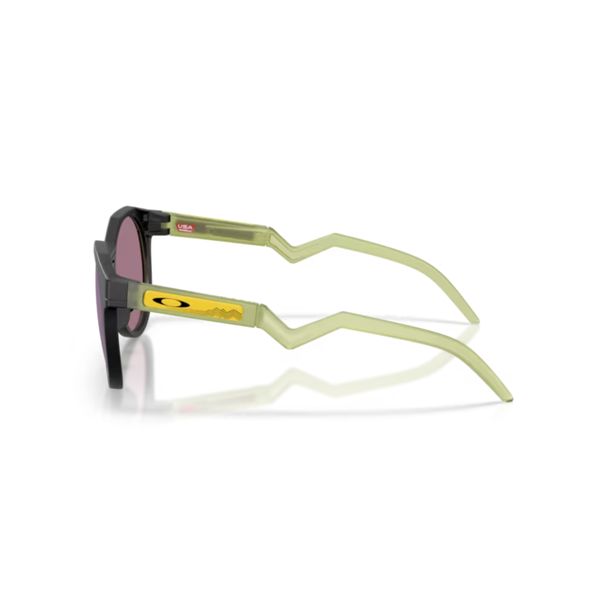Oakley OO9242 HSTN Prizm Round Sunglasses Side View