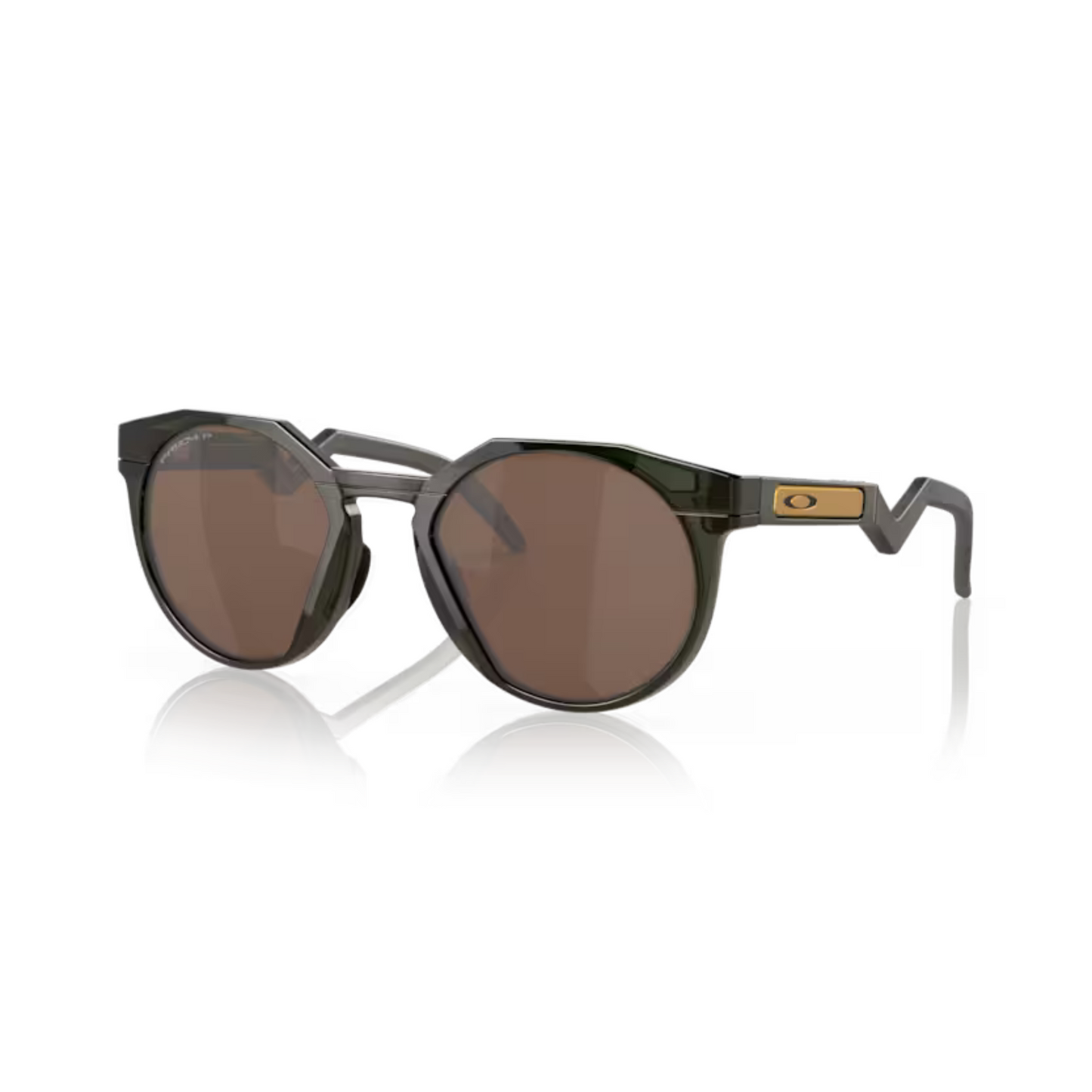 Oakley OO9242 HSTN Prizm Round Sunglasses Side View