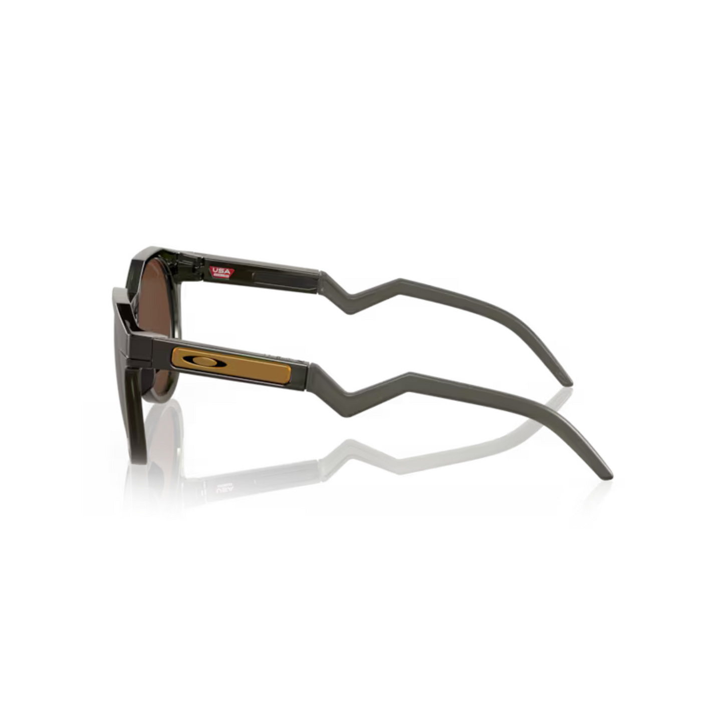 Oakley OO9242 HSTN Prizm Round Sunglasses Side View