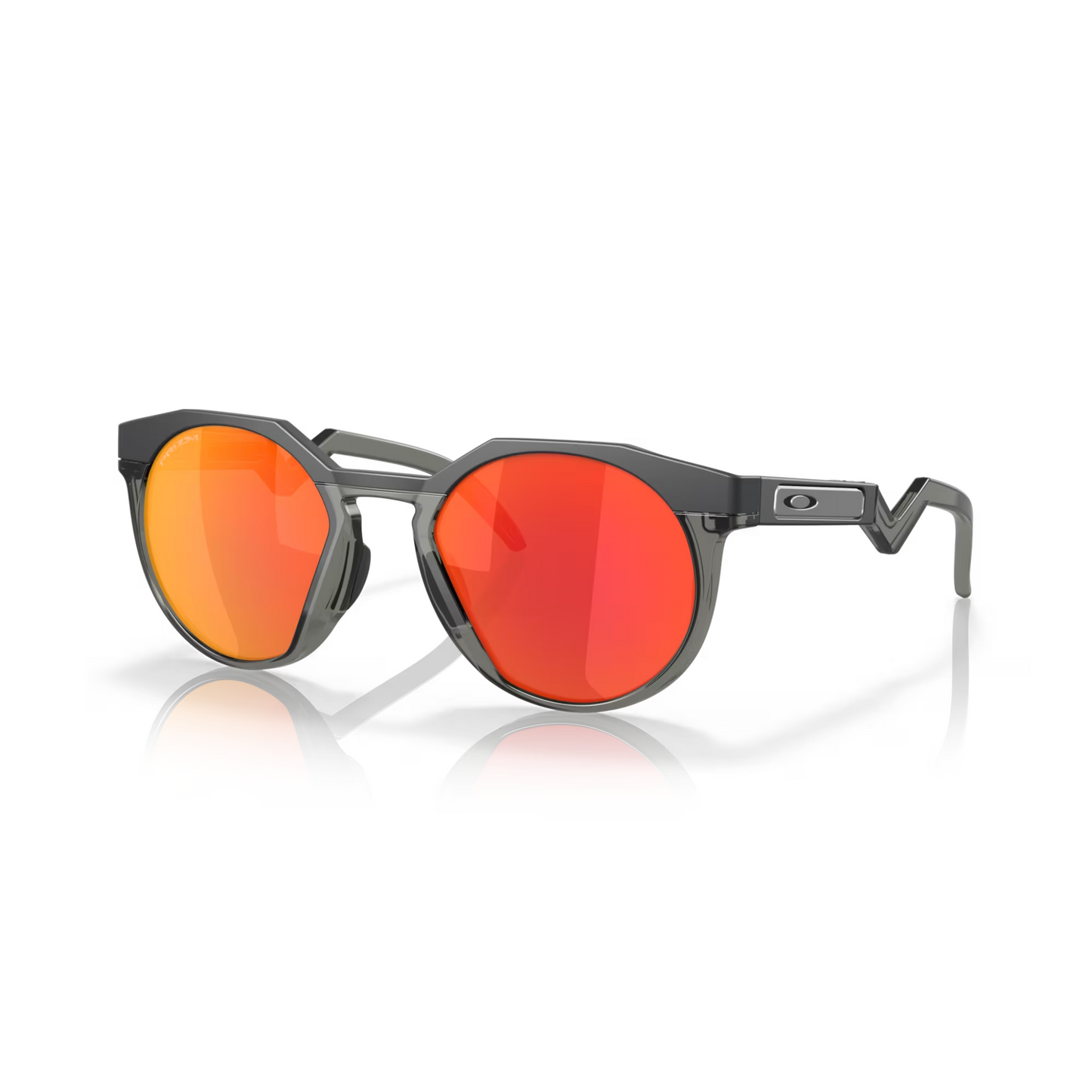 Oakley OO9242 HSTN Prizm Round Sunglasses Side View