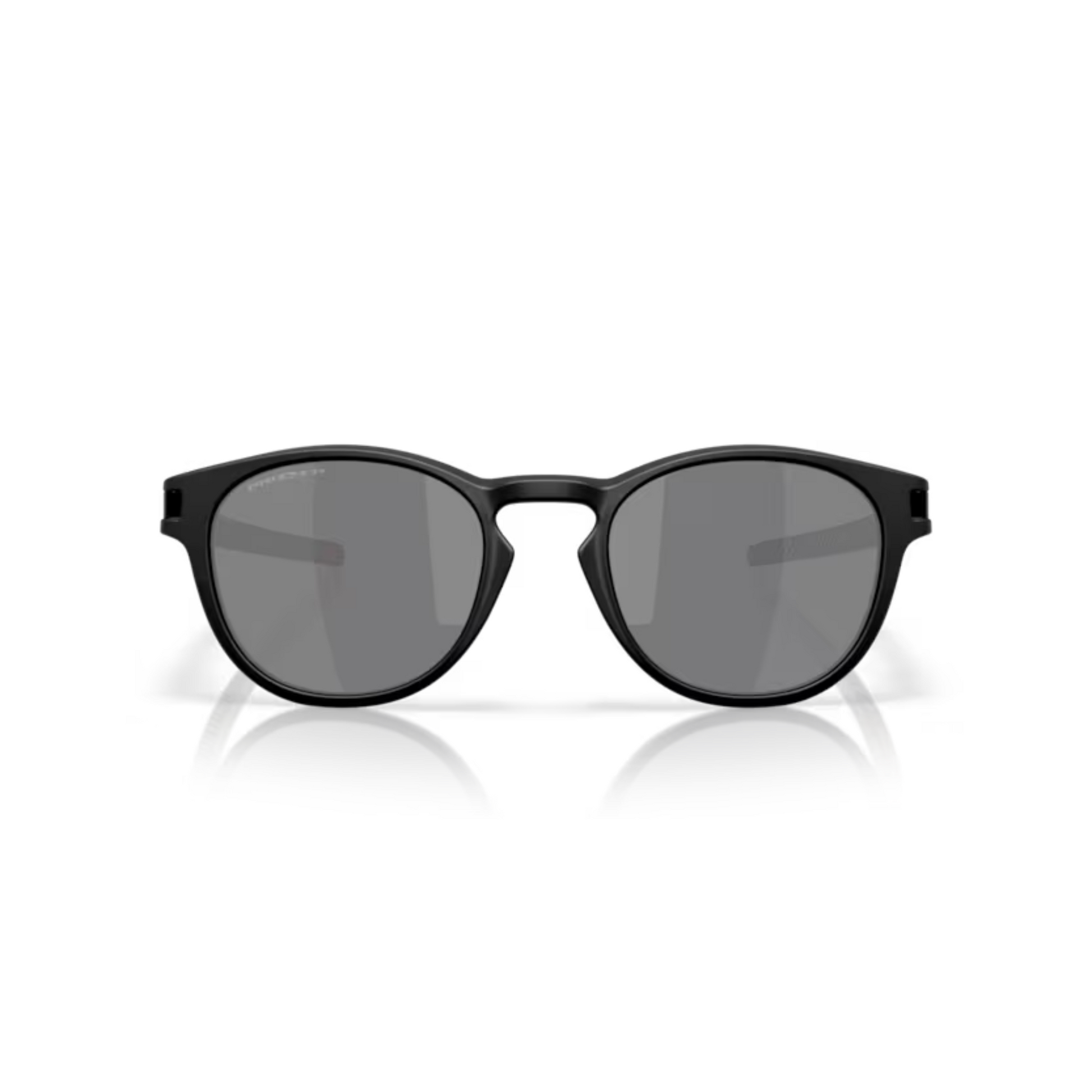 Oakley OO9265 MatteBlack74 Latch lifestyle sunglasses with lightweight O Matter frame and modern round-inspired styling.