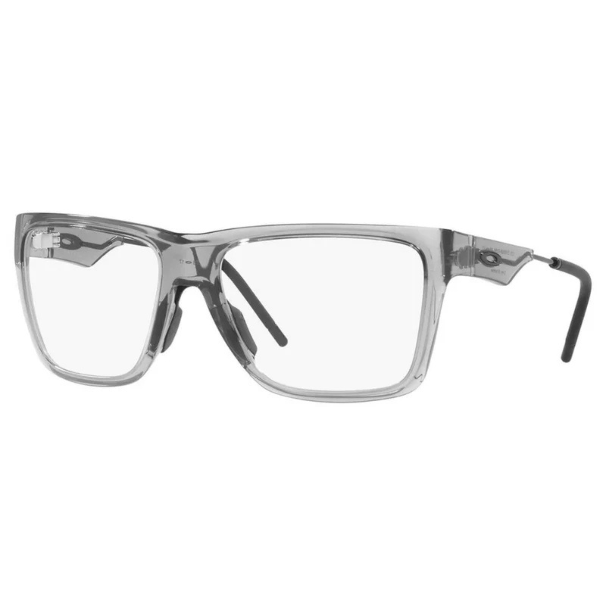 Oakley OX8028 NXTLVL rectangular optical frame featuring lightweight O Matter™ construction for prescription lenses. Angle  View