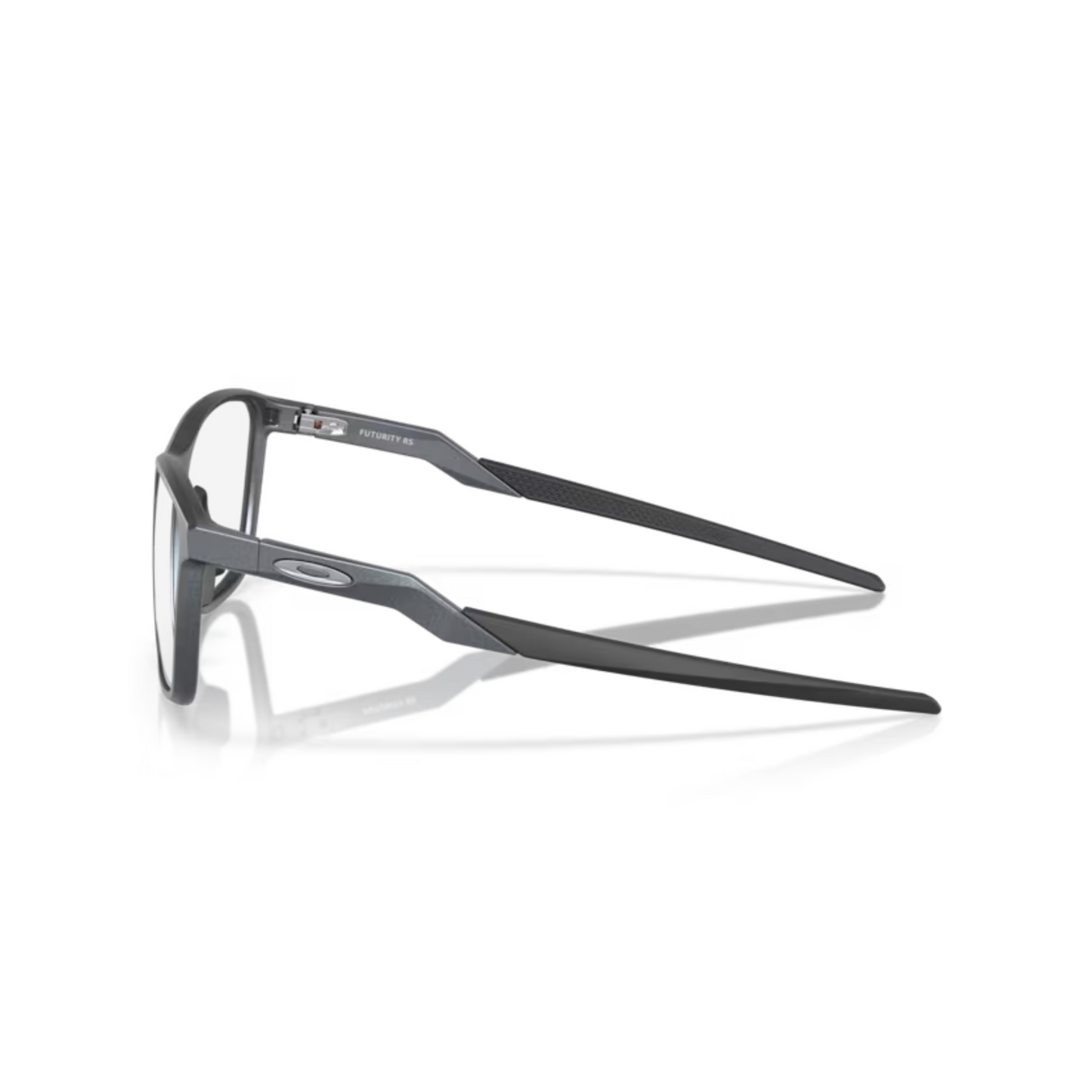  Oakley OX8186 Matt Blue/04 Futurity sporty square eyeglasses with lightweight full-rim O Matter frame and athletic everyday styling.