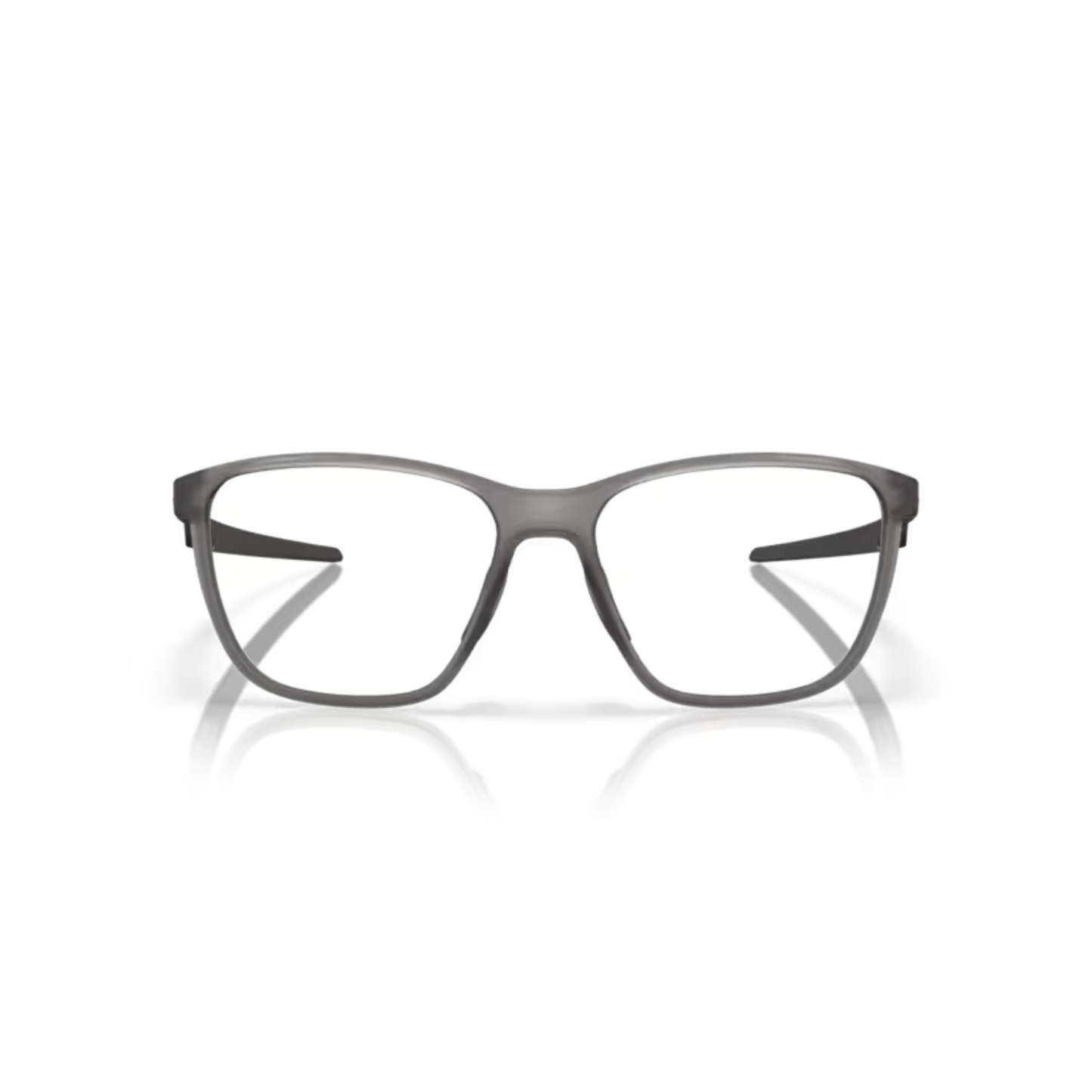 Oakley OX8186 Smoke Grey/02 Futurity sporty square eyeglasses with lightweight full-rim O Matter frame and athletic everyday styling.