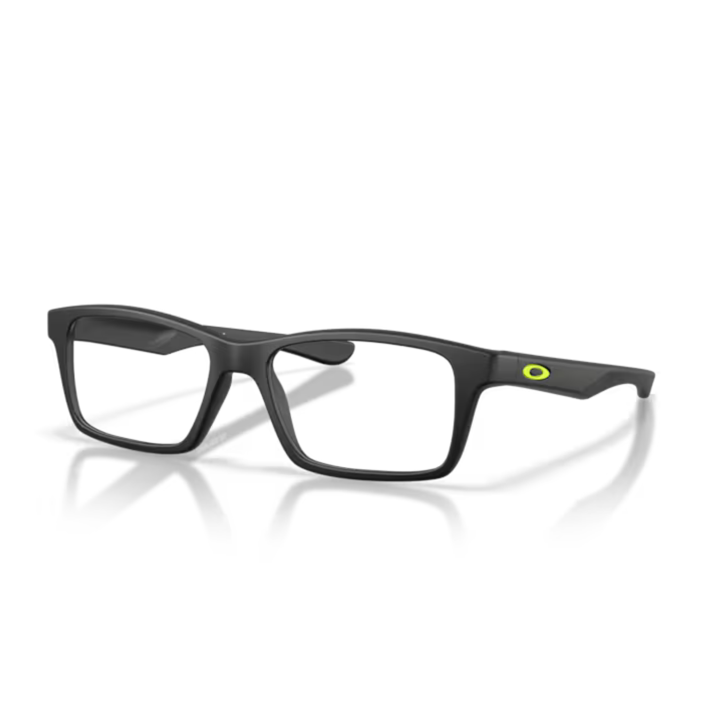 Oakley OY8001 01 Satin Black kids optical frame in lightweight O Matter™ material for prescription eyeglasses. Angle View 