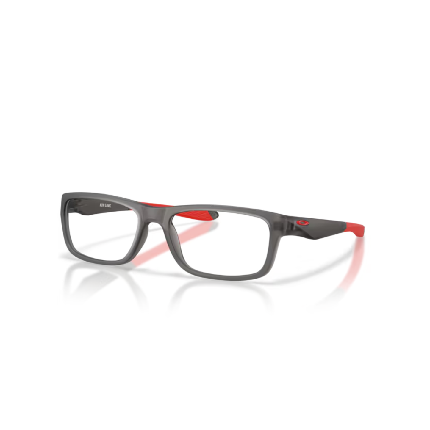 Oakley OY8033 Kin Link kids rectangle full-rim optical frame for prescription eyewear.