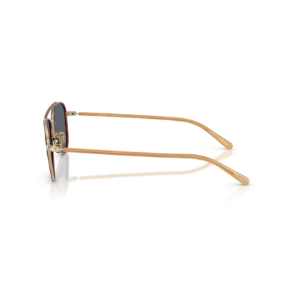 “Oliver Peoples OV1372ST Sacoye 5035R5 Gold Aviator Sunglasses”