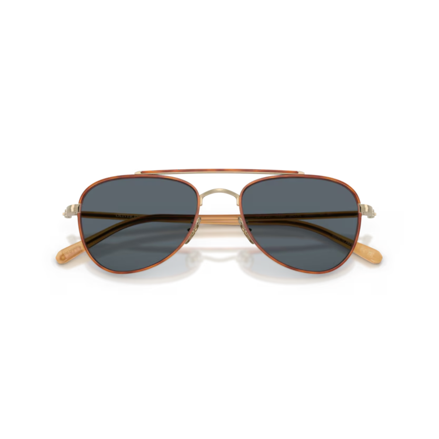 “Oliver Peoples OV1372ST Sacoye 5035R5 Gold Aviator Sunglasses”
