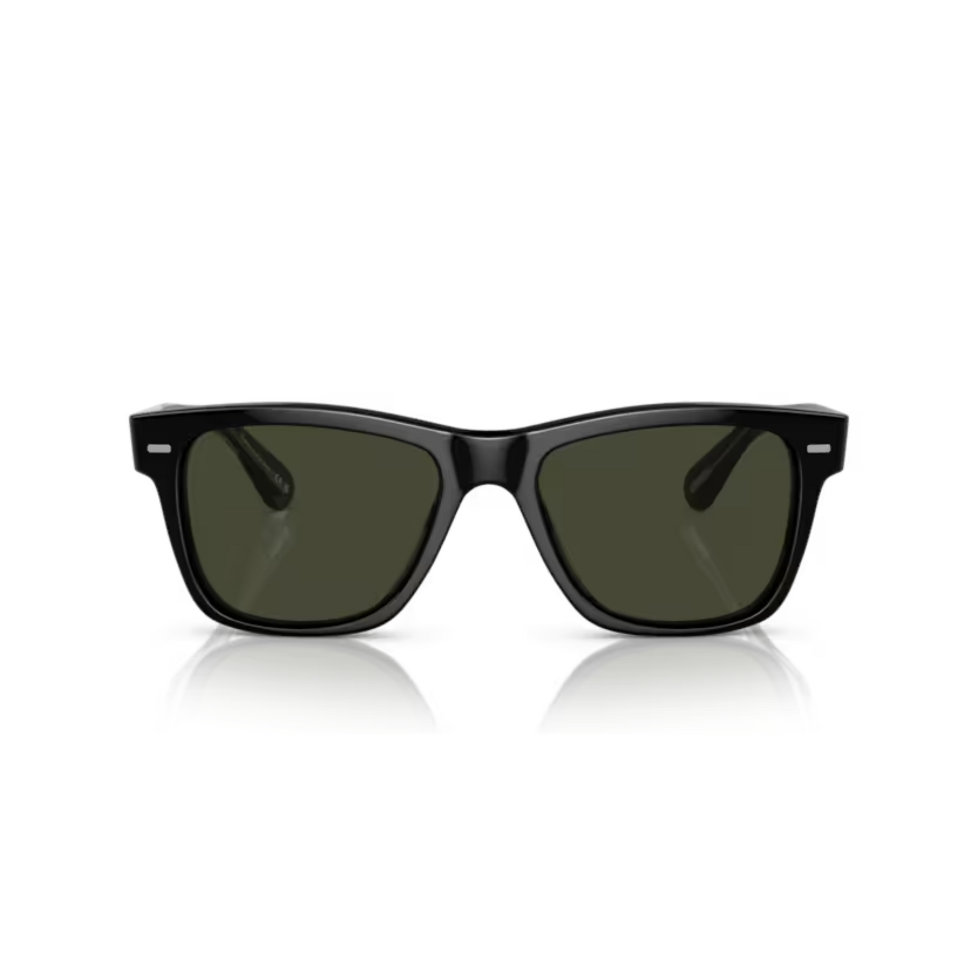 Oliver Peoples OV5393SU Black Square Polarized Sunglasses With G15 Lenses