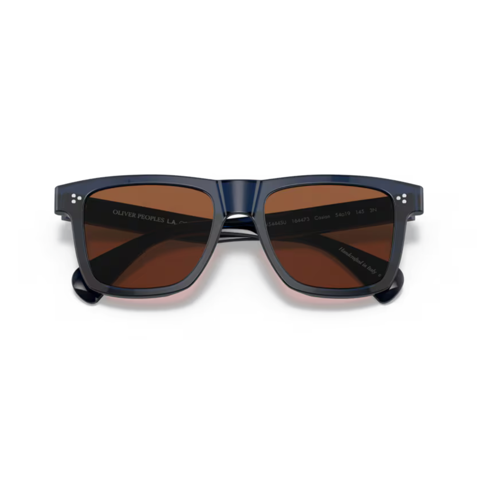 Oliver Peoples OV5444SU Denim Blue Square Acetate Sunglasses With Brown Lenses