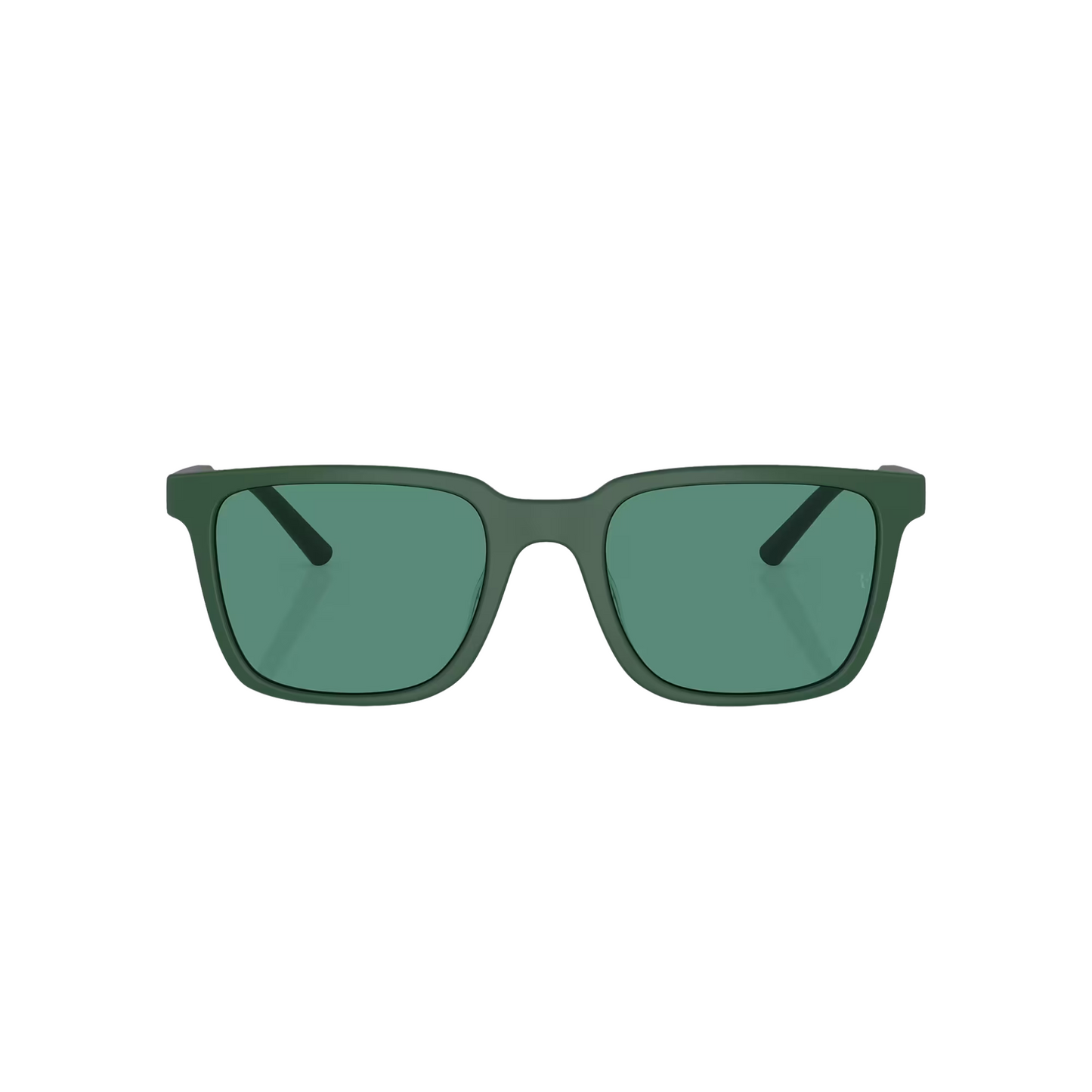 Oliver Peoples OV5553SU Mr Federer Khaki Green Square Sunglasses With Green Lenses