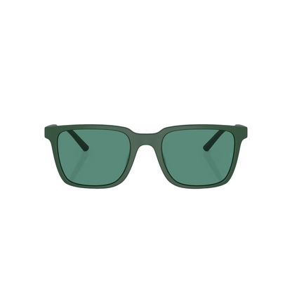 Oliver Peoples OV5553SU Mr Federer Khaki Green Square Sunglasses With Green Lenses