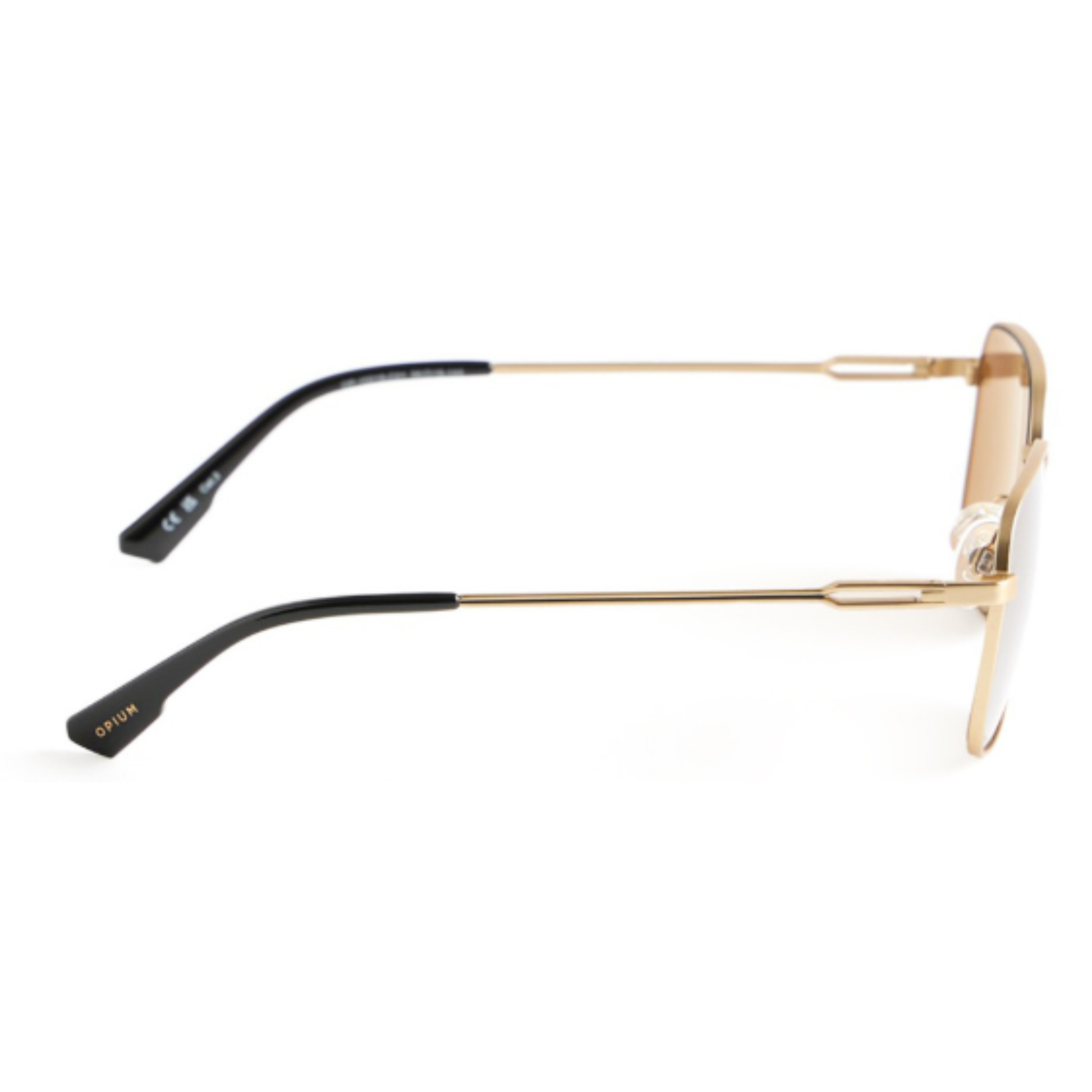 OP10218 unisex square sunglasses with premium metal frame and UV-protected lenses