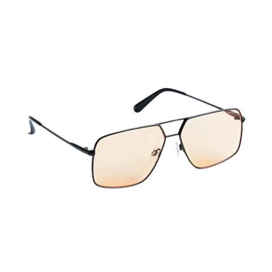 OP10295 unisex square sunglasses with premium metal frame and UV-protected lenses