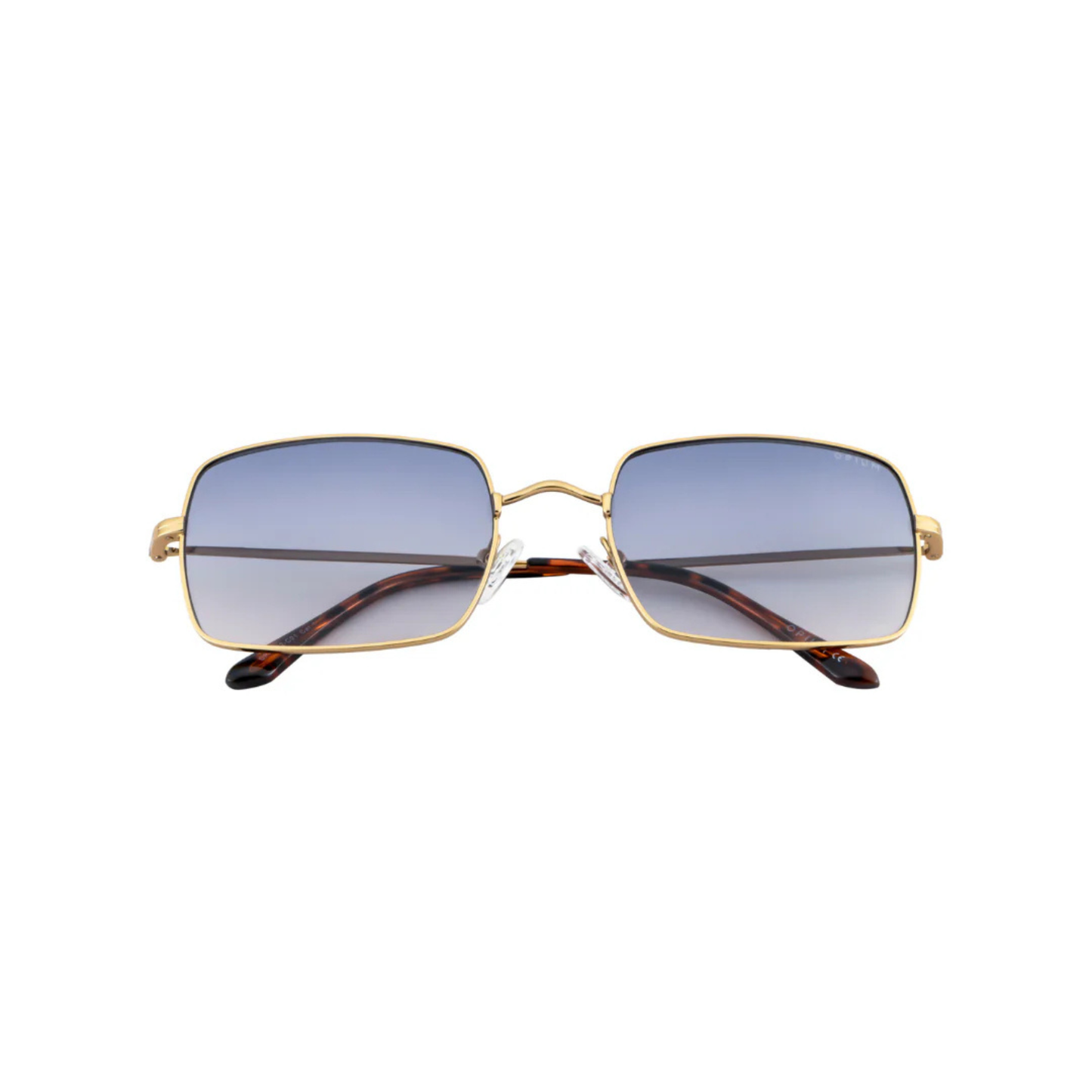 OP1922 unisex rectangle sunglasses with lightweight metal frame and UV-protected lenses