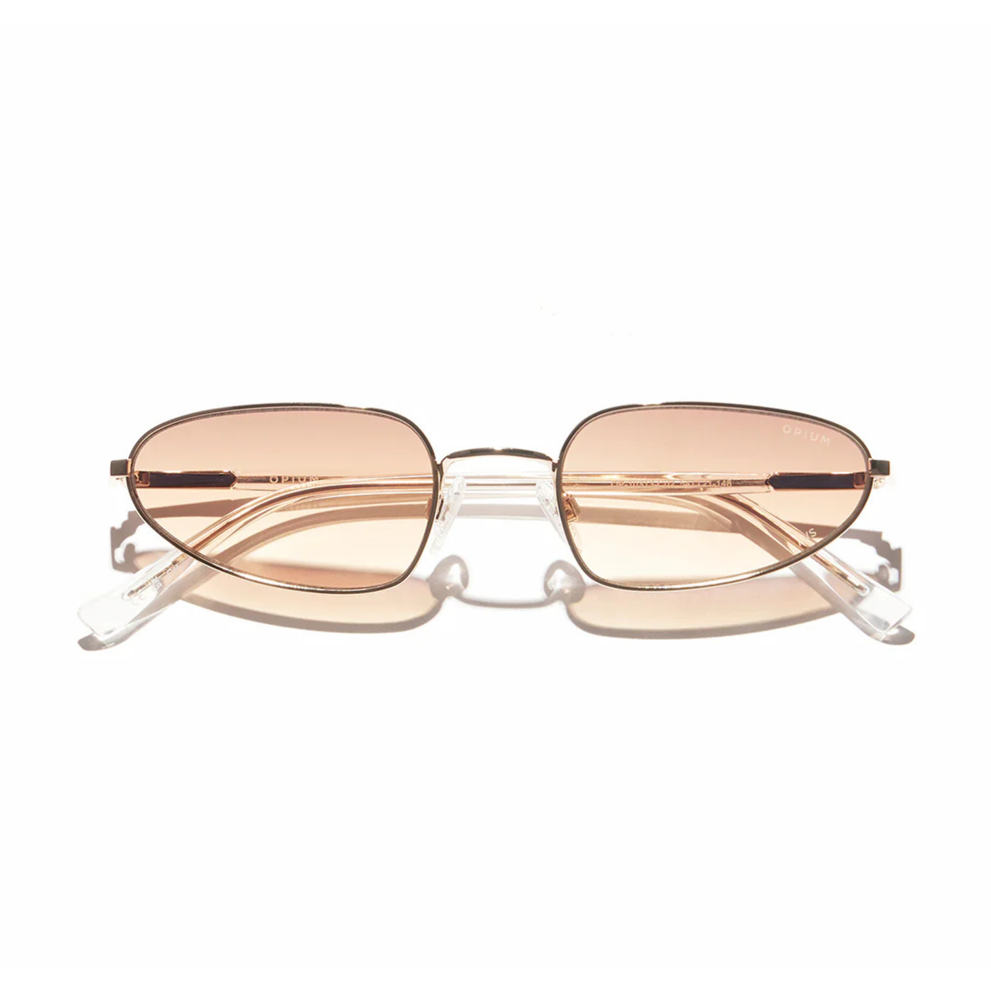 Opium OP10313 Women's Oval Sunglasses Brand Detail View