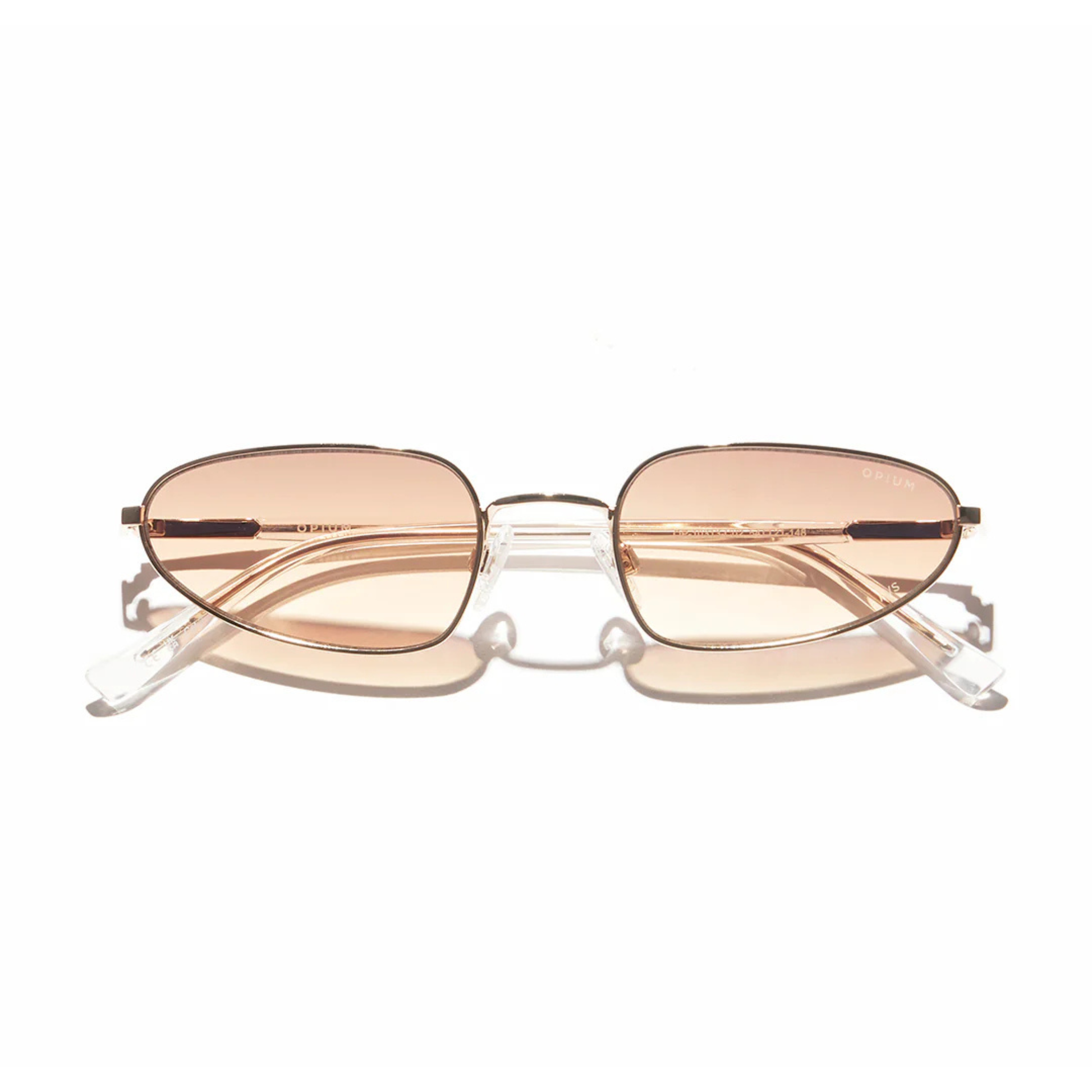 Opium OP10313 Women's Oval Sunglasses Brand Detail View