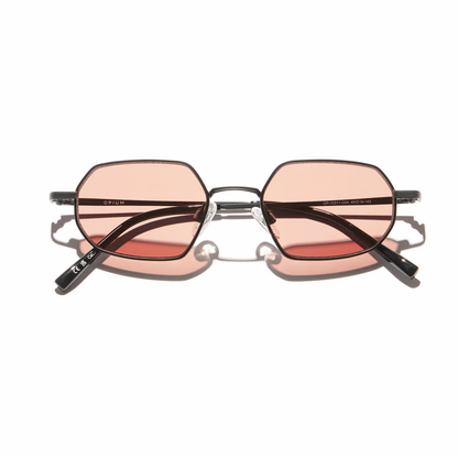 Opium OP10315 Unisex Hexagon Sunglasses Front View