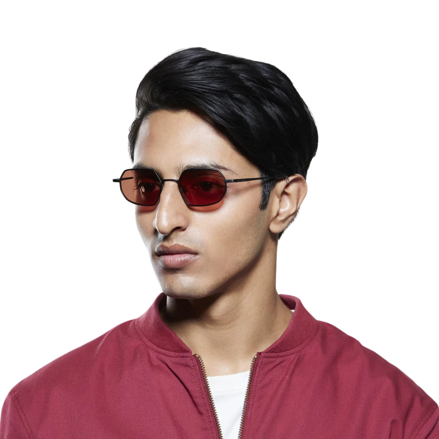 Opium OP10315 Unisex Hexagon Sunglasses Brand Detail View