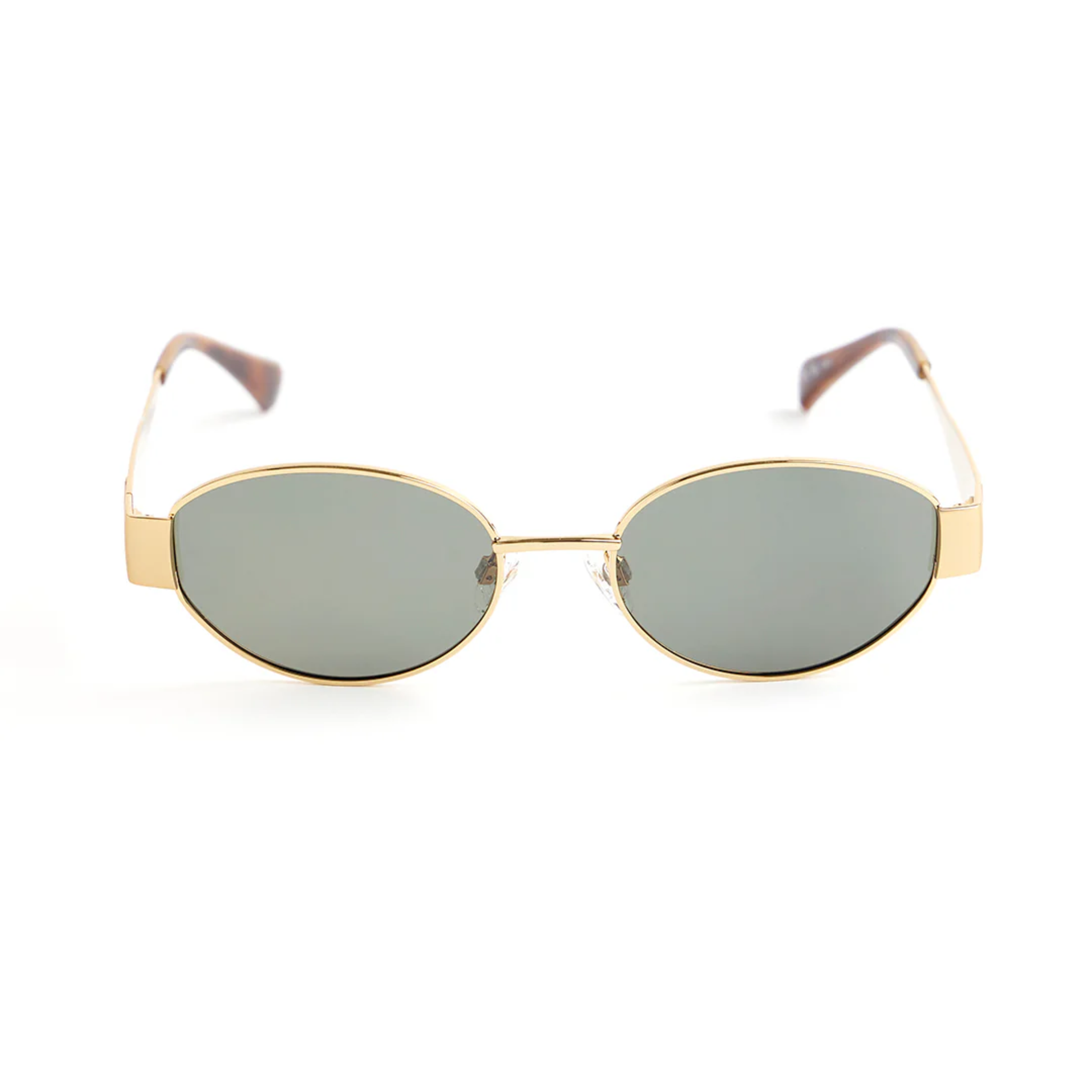 Opium OP10318 C01 premium metal sunglasses with lightweight frame and 100% UV protection. Front View