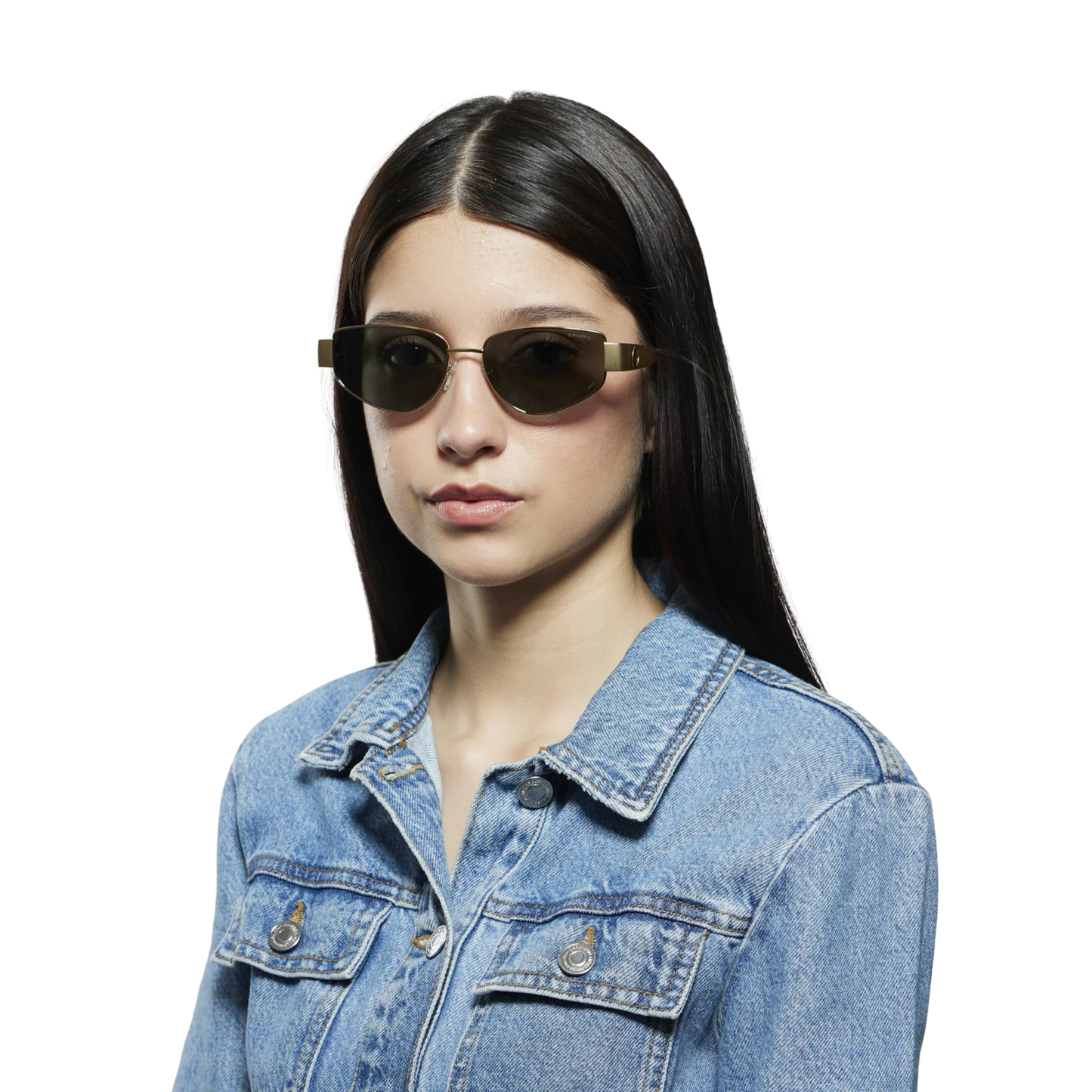Opium OP10320 Valhalla premium metal sunglasses with lightweight frame and 100% UV protection. Brand View