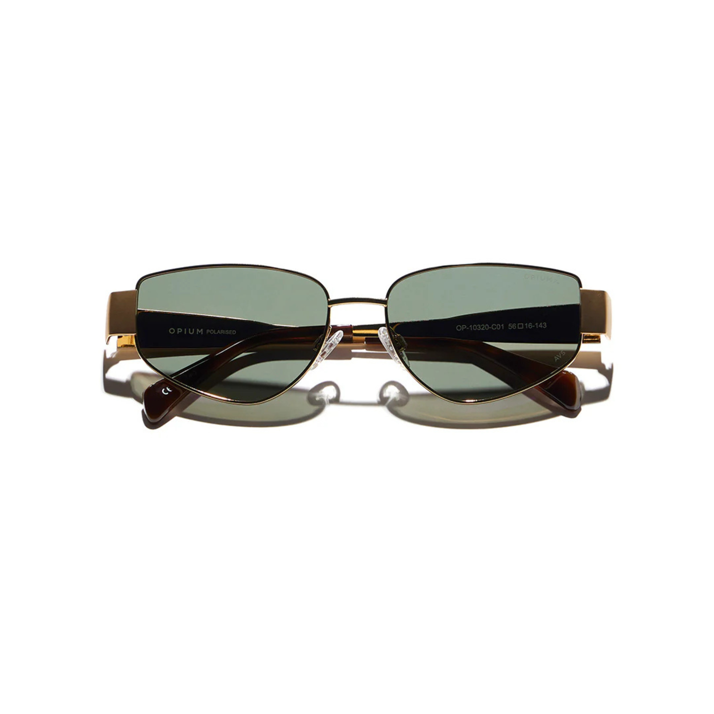 Opium OP10320 Valhalla premium metal sunglasses with lightweight frame and 100% UV protection. Front View