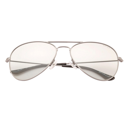OPIUM OP1200 aviator polarized sunglasses with sleek metal full-rim frame
