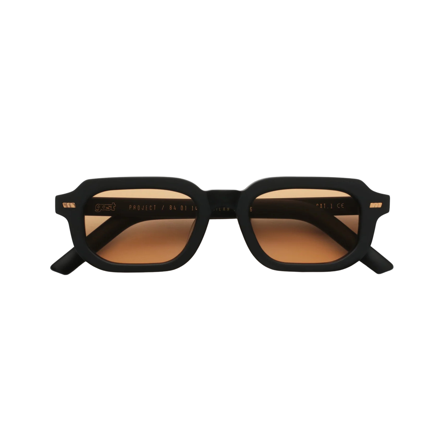 SandstoneBlack Pai rectangle sunglasses for unisex wear