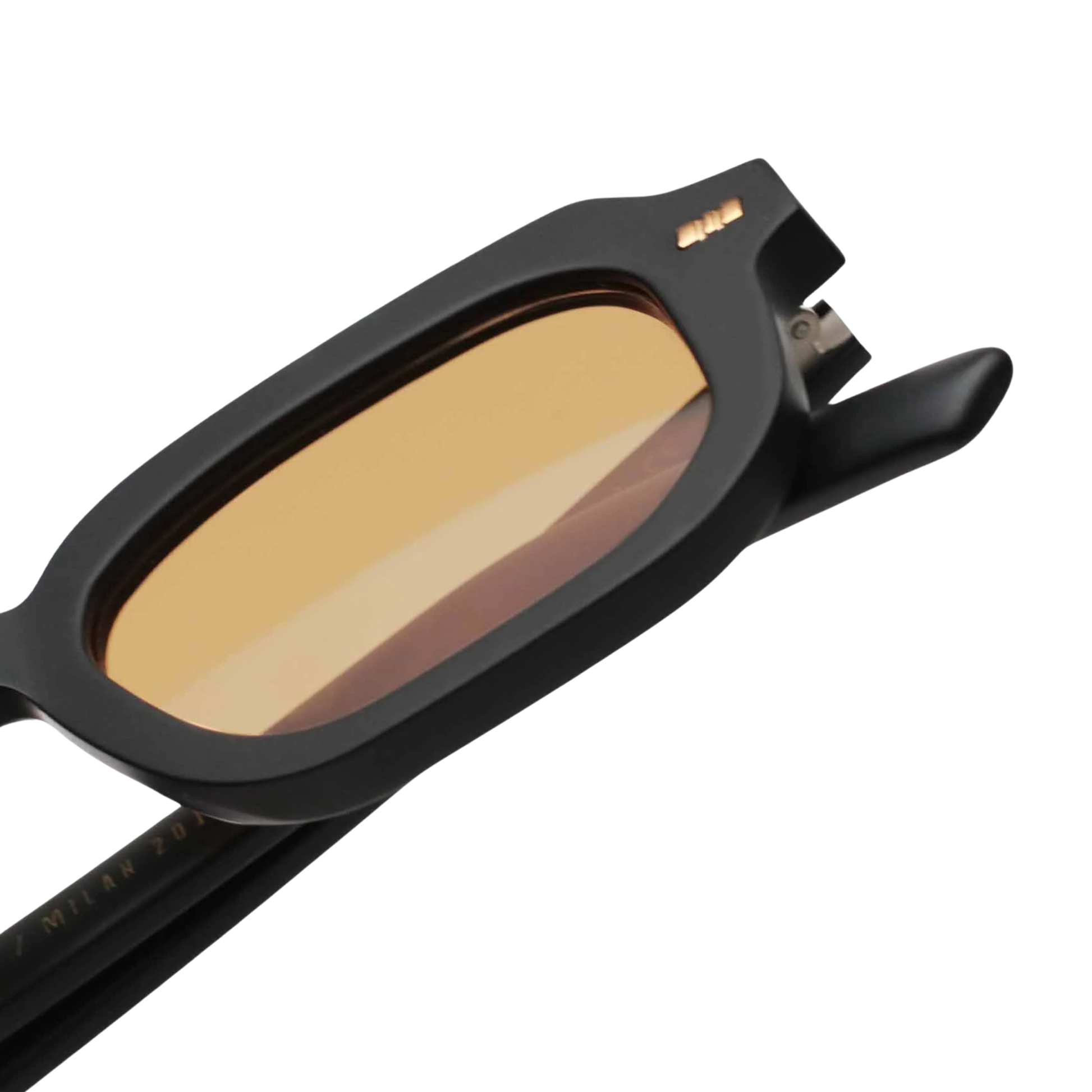 SandstoneBlack Pai rectangle sunglasses for unisex wear