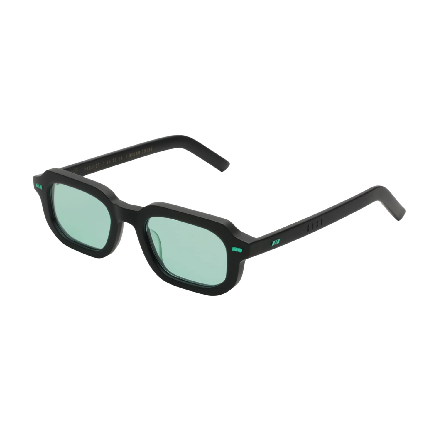 PaiMatteBlack Pai rectangle sunglasses for unisex wear