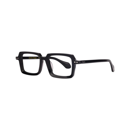 Perry Black/001 designer rectangular optical frame with lightweight full-rim construction for stylish everyday prescription eyewear.