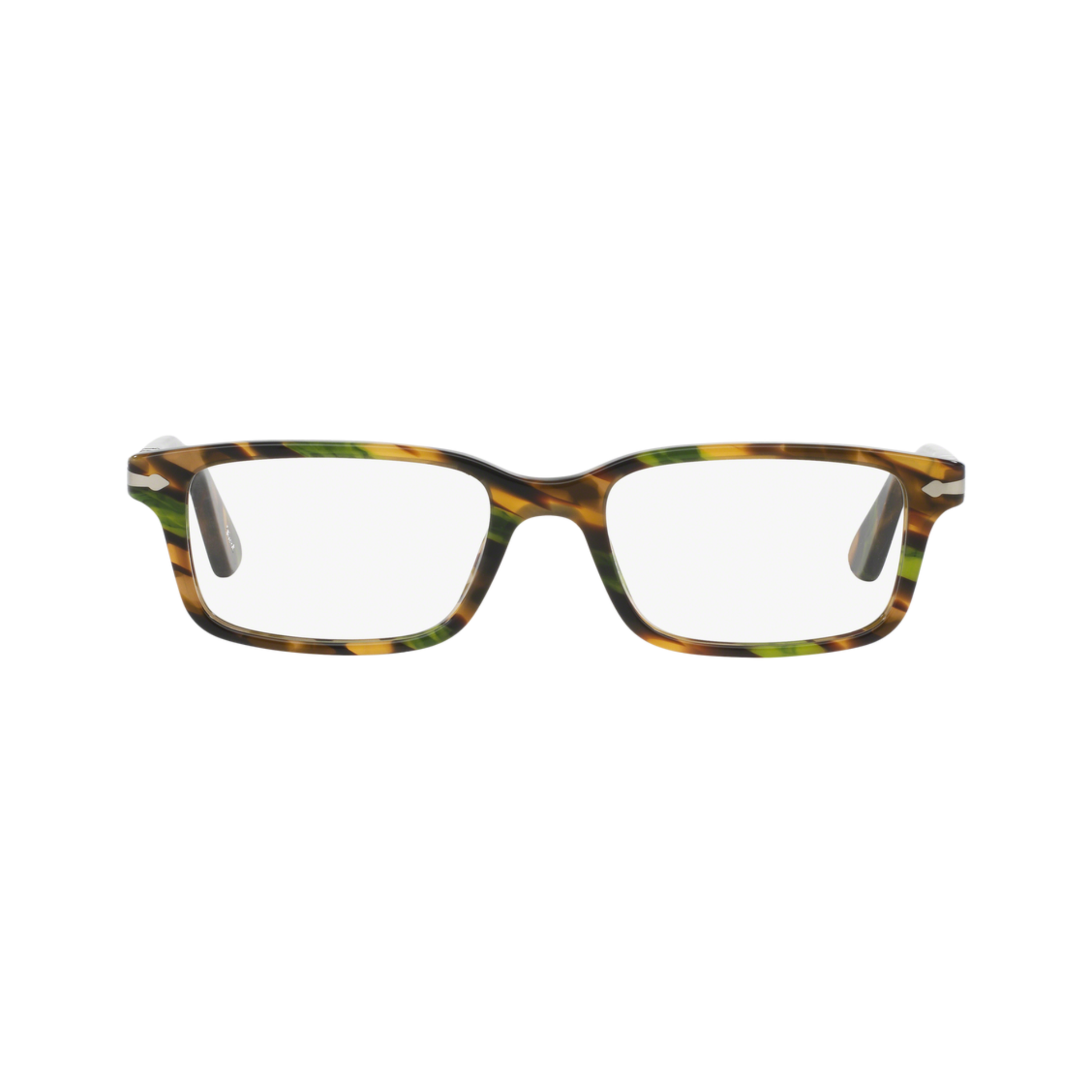 Persol PO2965VM unisex rectangle optical frame featuring premium Italian craftsmanship and timeless design.