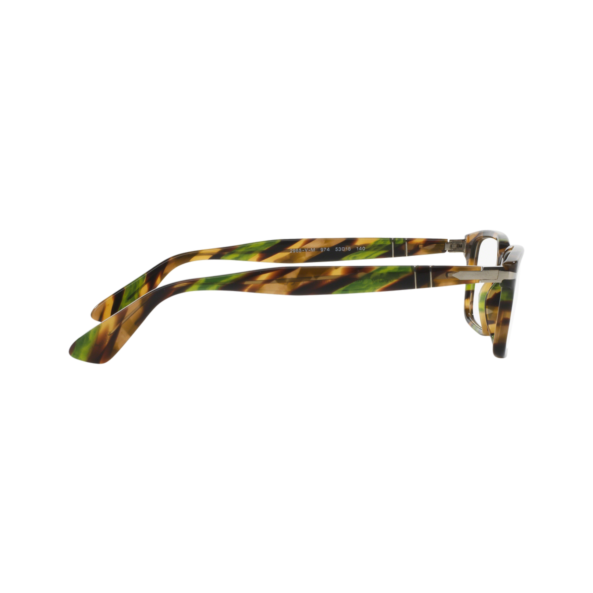 Persol PO2965VM unisex rectangle optical frame featuring premium Italian craftsmanship and timeless design.