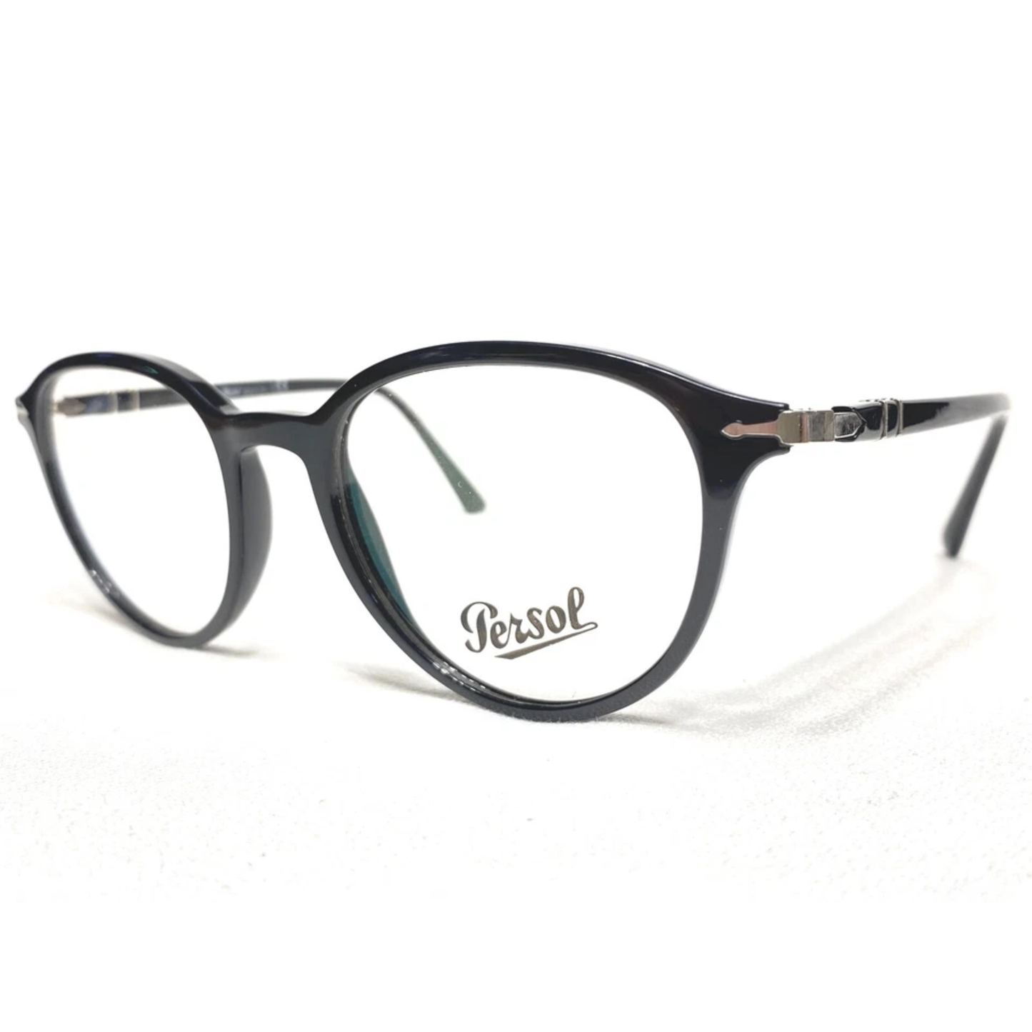 Persol PO3169V unisex acetate square-round optical frame with premium Italian craftsmanship and full-rim design.
